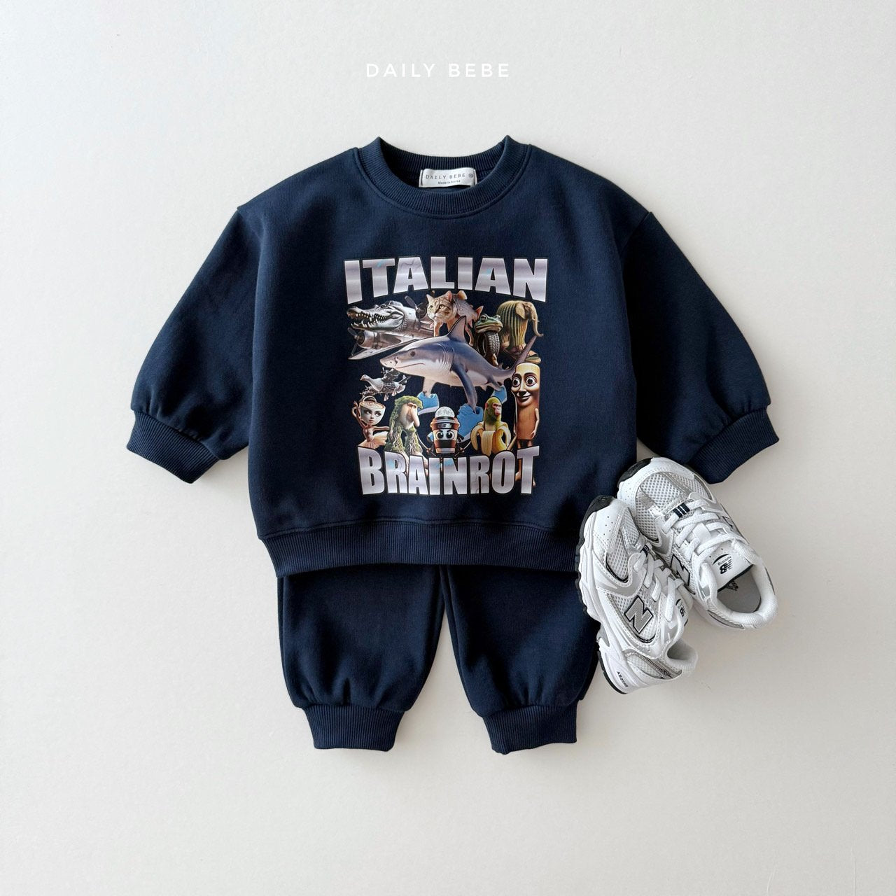 Brain Lot Graphic Sweat Set