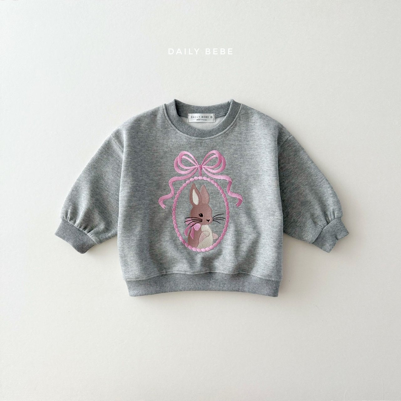 Bunny Embroidered Sweatshirt
