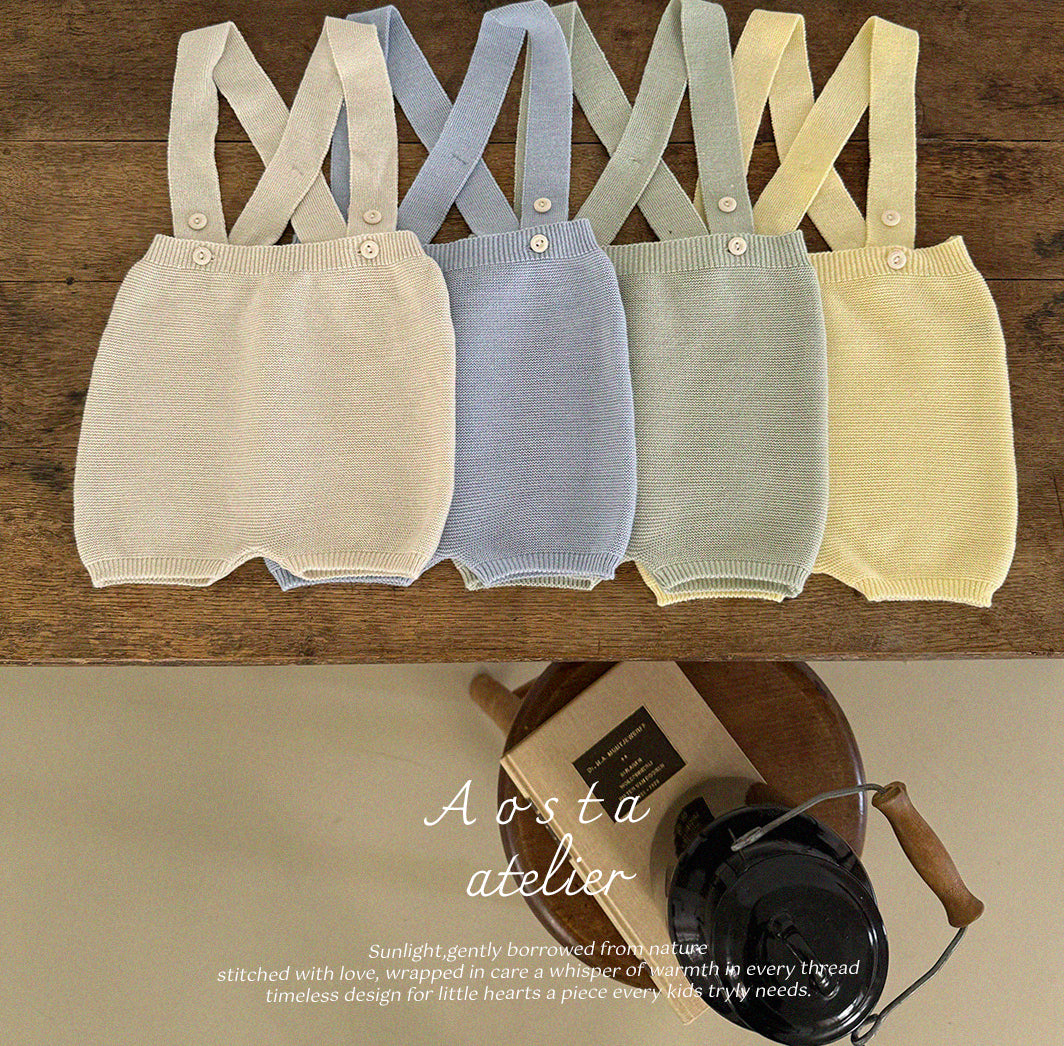 Spring Knit Overalls