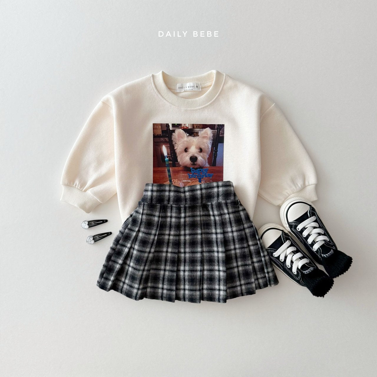 Plaid Pleated School
