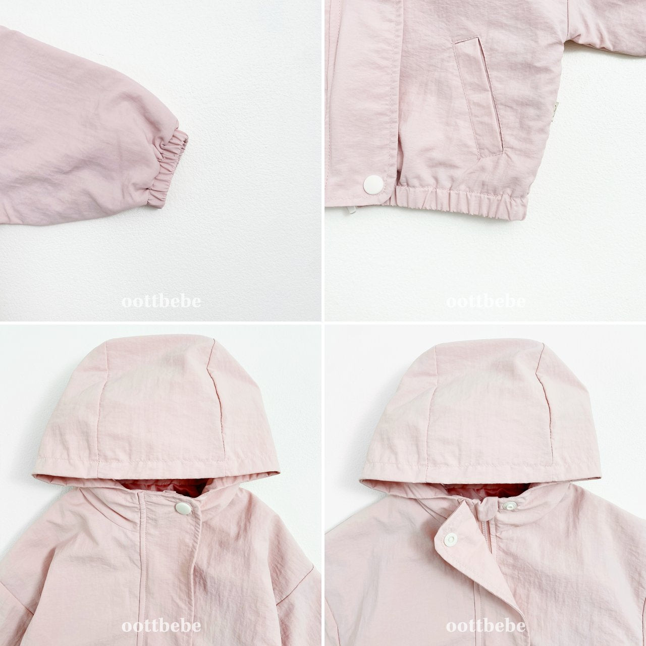 Marshmallow Hood Windbreaker