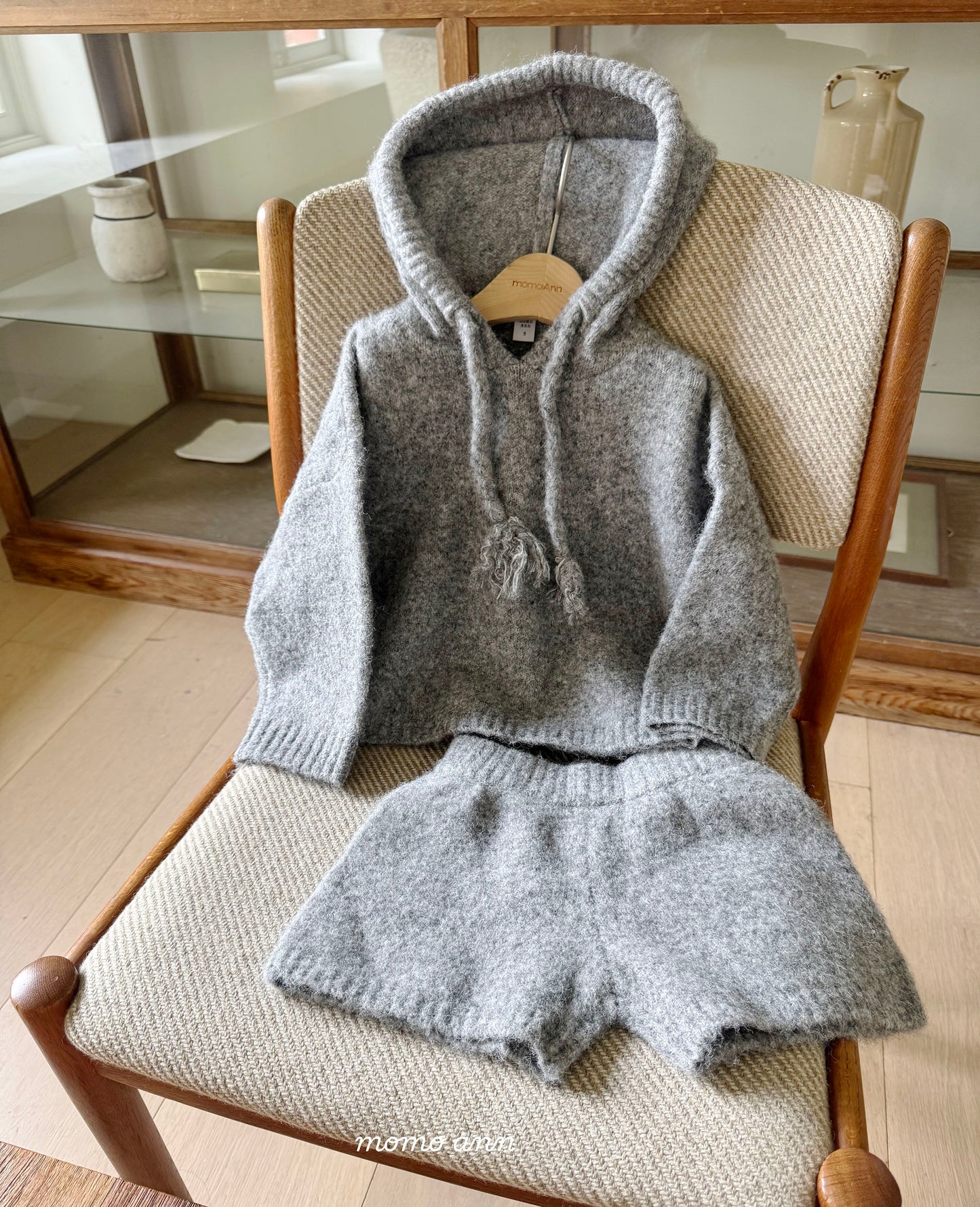 Knit Hoodie Set