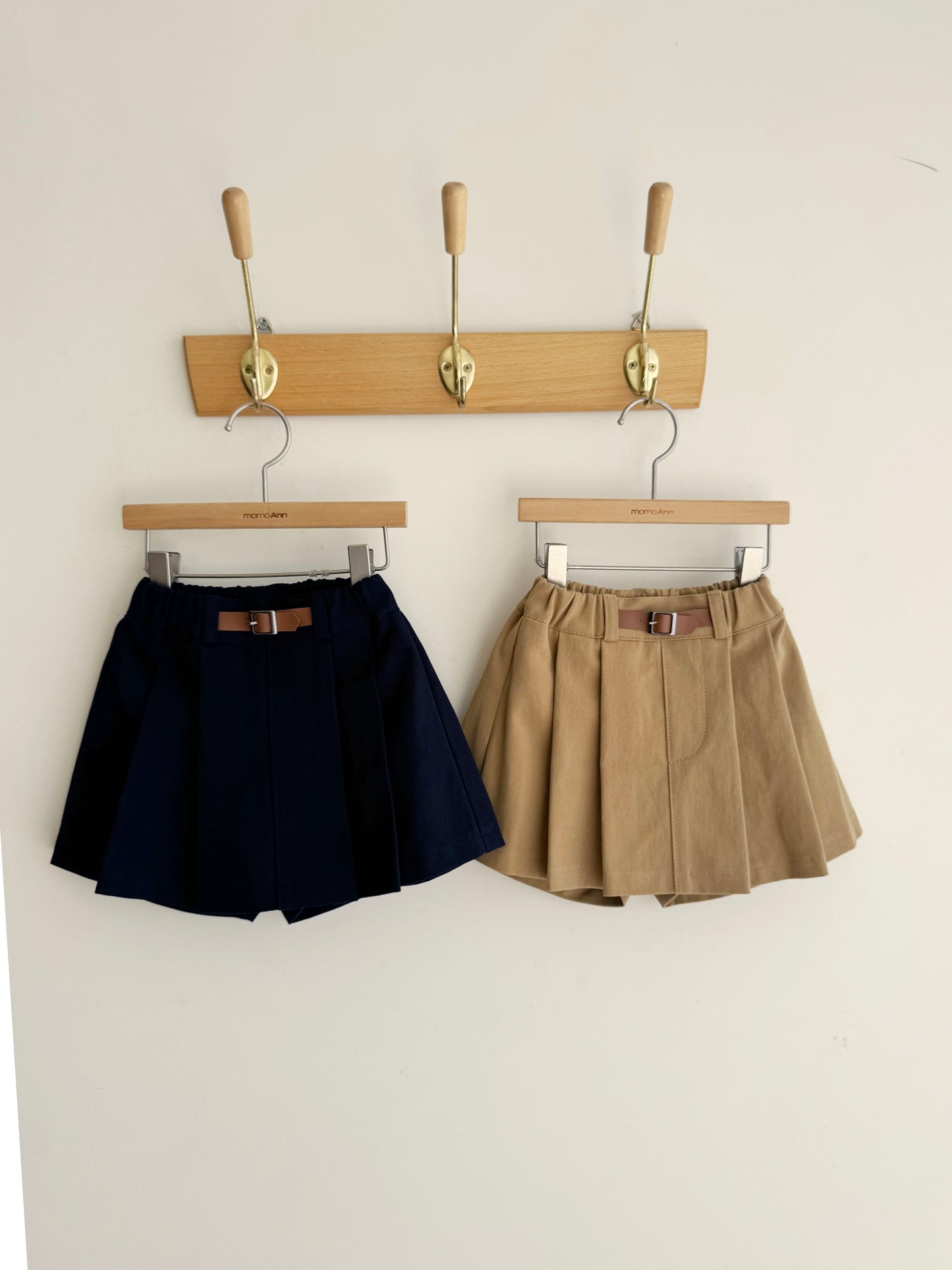 Belted Cotton Skirt