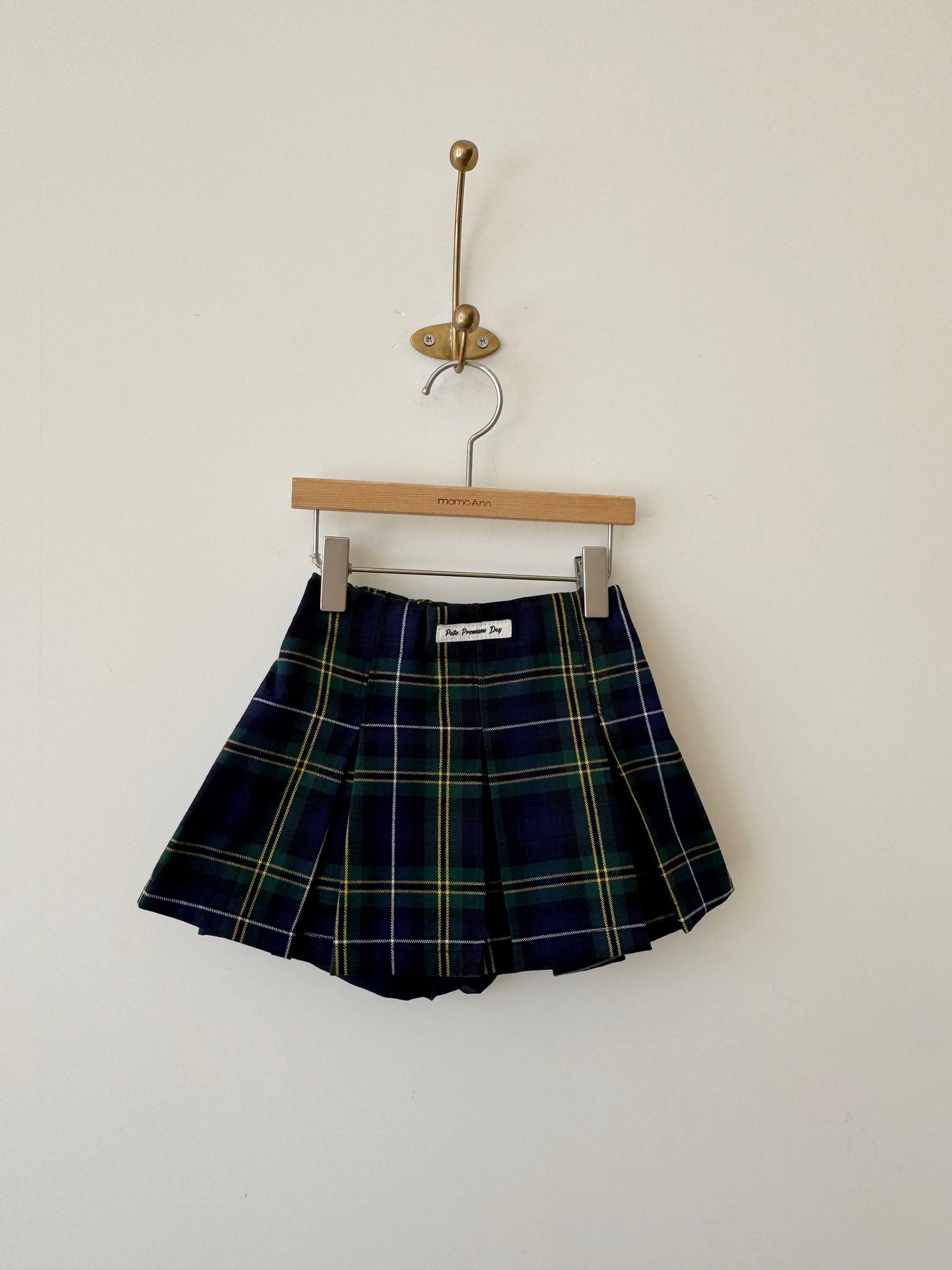 Plaid Pleated Skirt