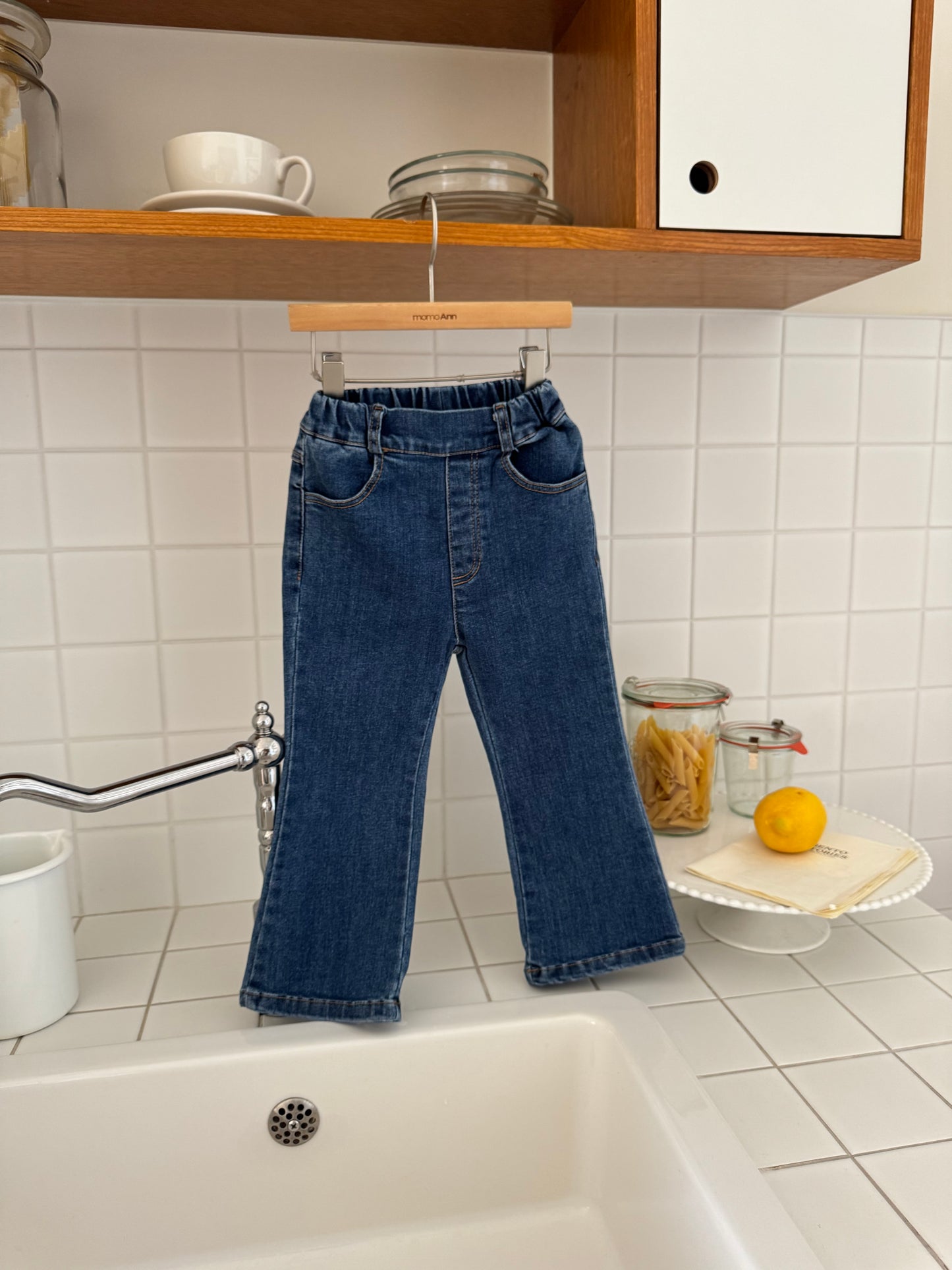 Stretch Denim Bootcut Jeans