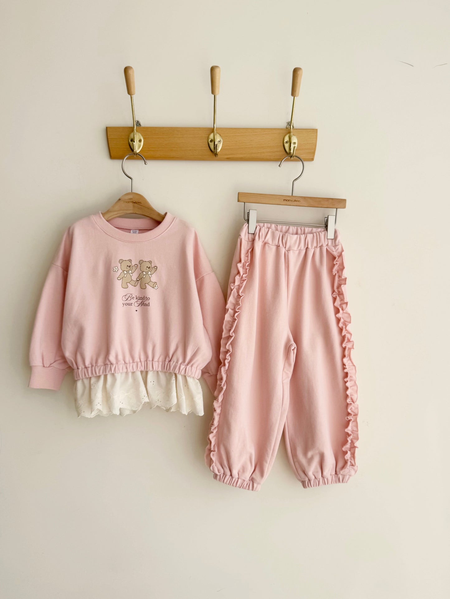 Bear Sweatshirt & Pants Set