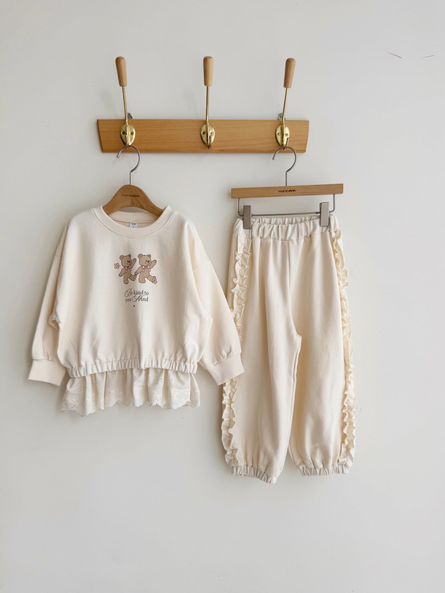 Bear Sweatshirt & Pants Set