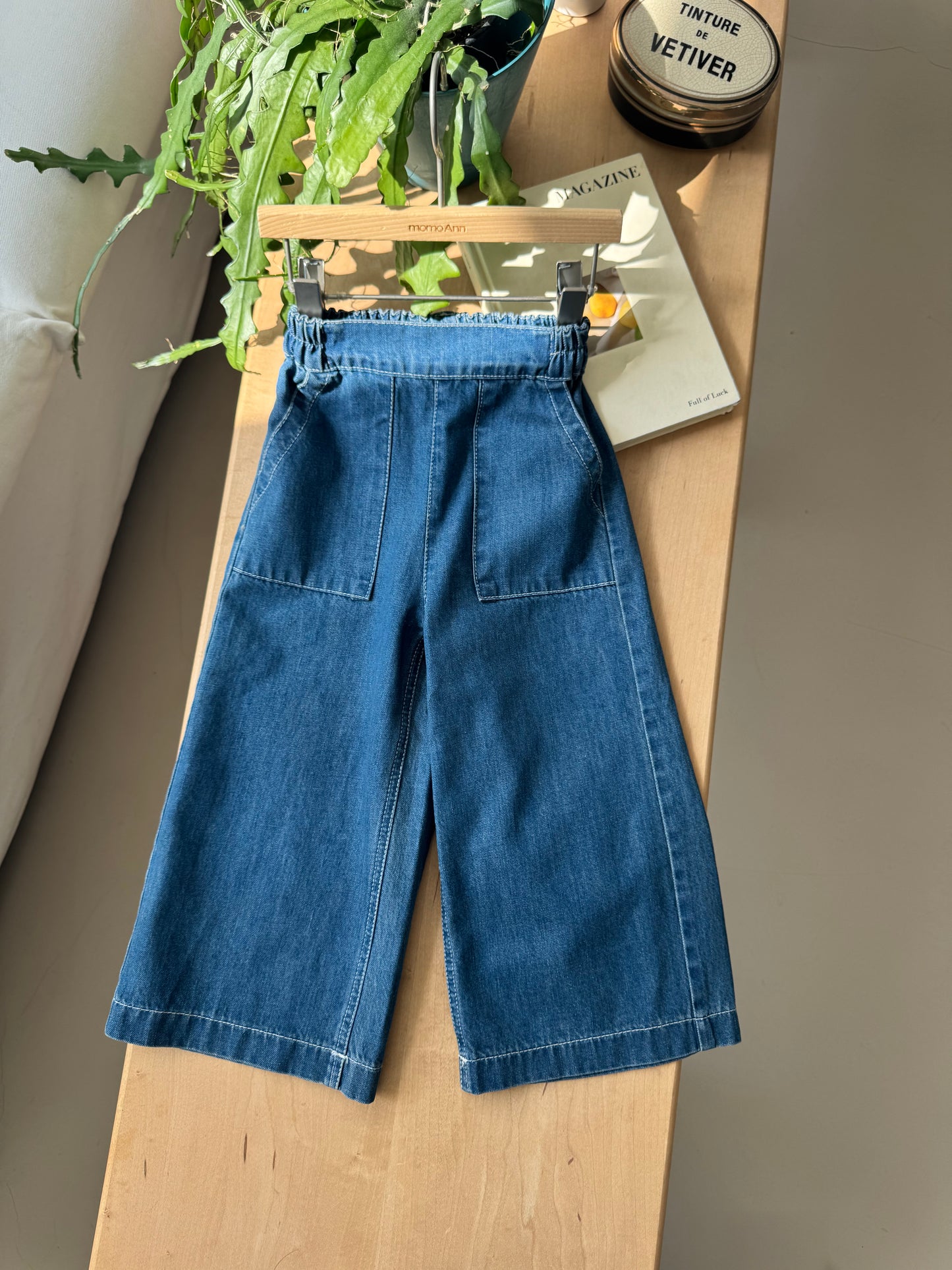 Denim Wide Pants