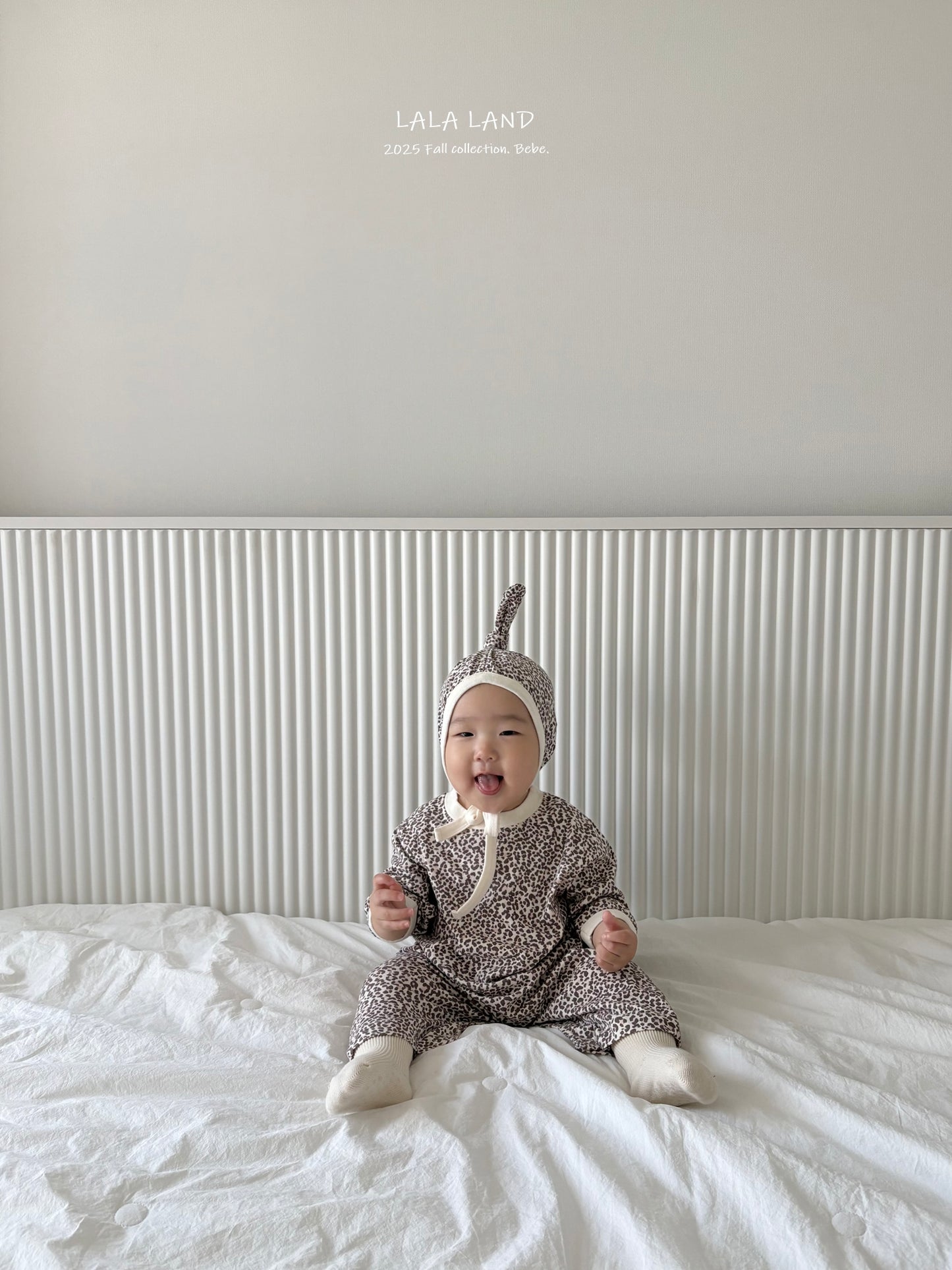 Trio Baby Romper and Bonnet Set