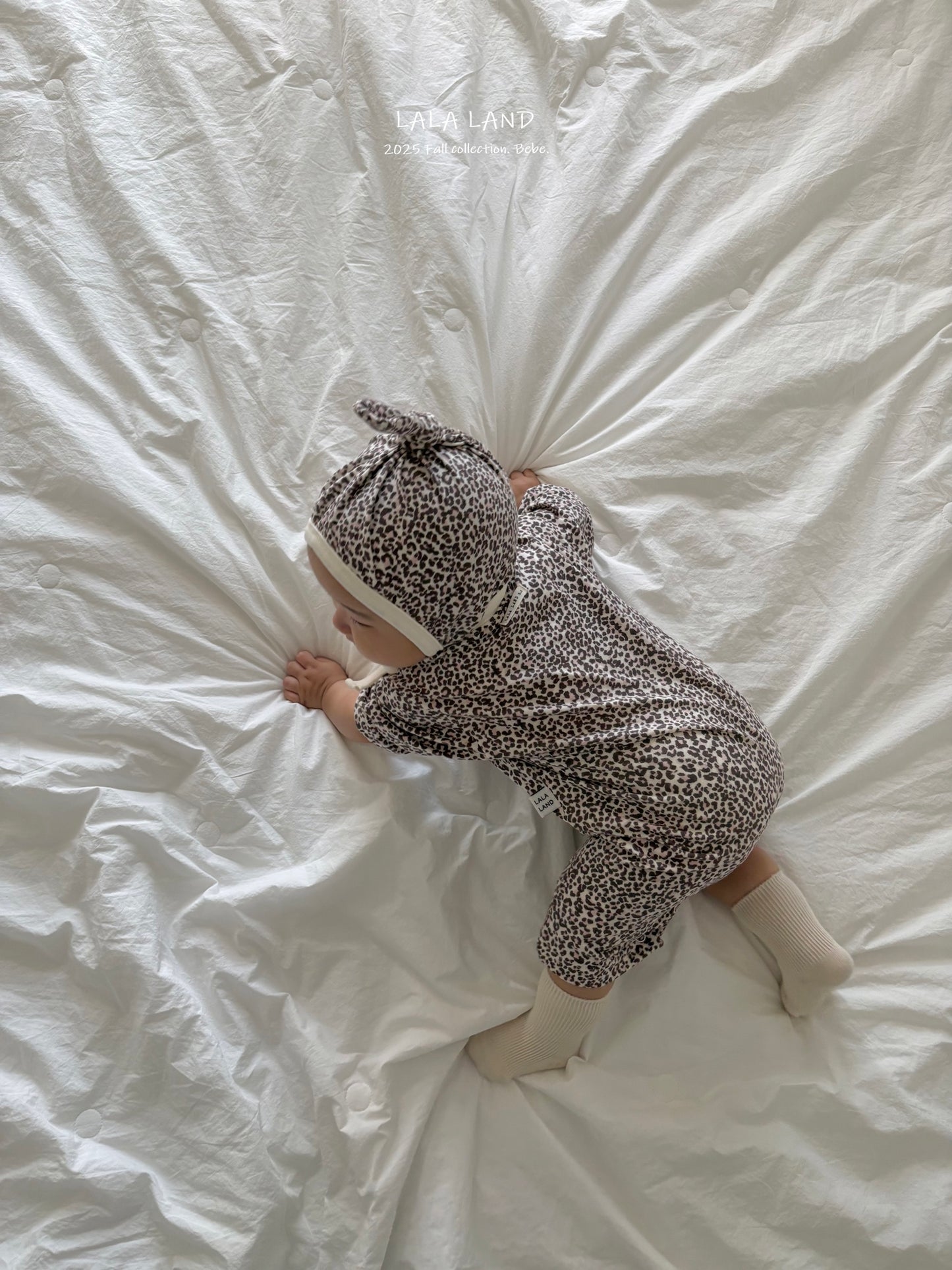 Trio Baby Romper and Bonnet Set