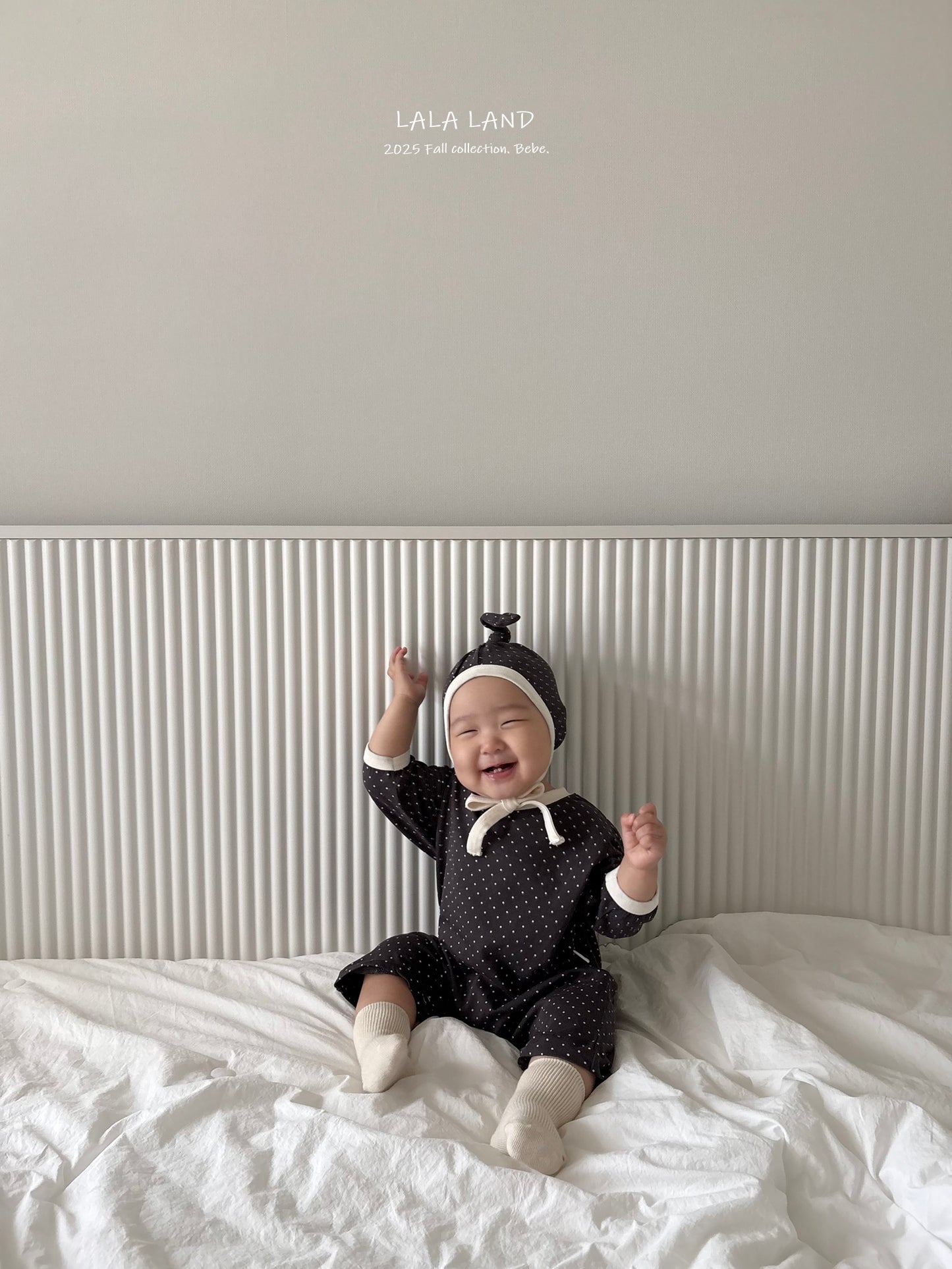Trio Baby Romper and Bonnet Set