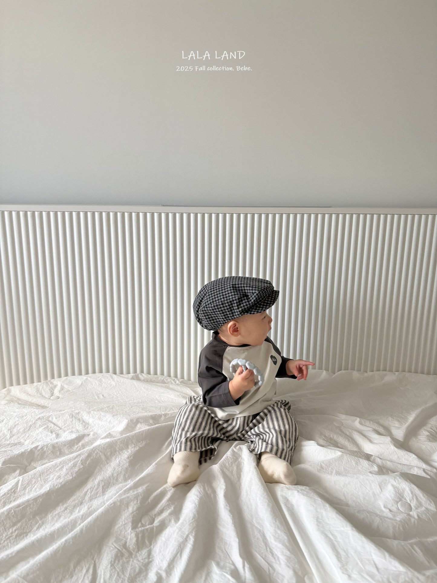 Bebe Gingham Flat Cap