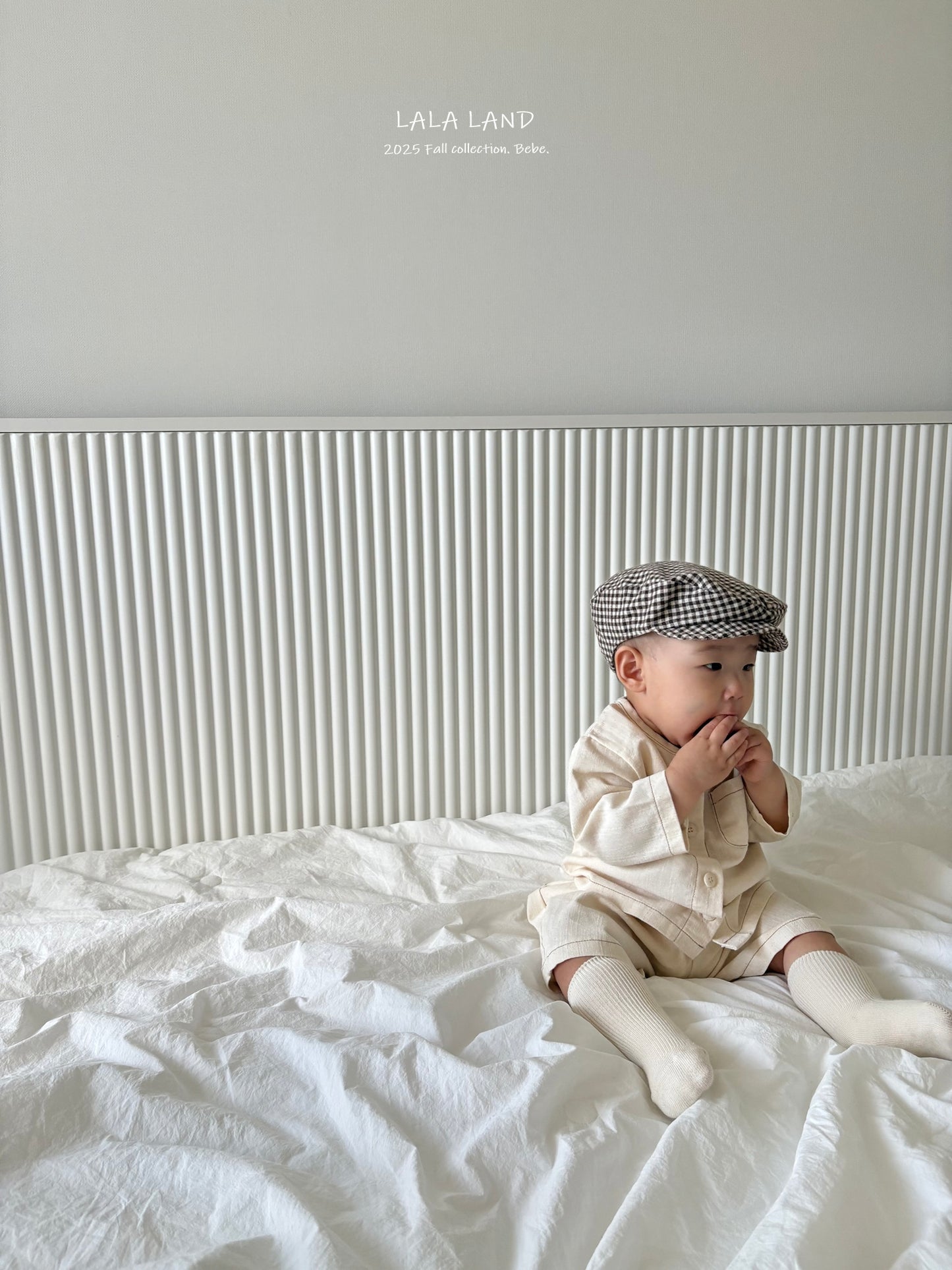 Bebe Gingham Flat Cap