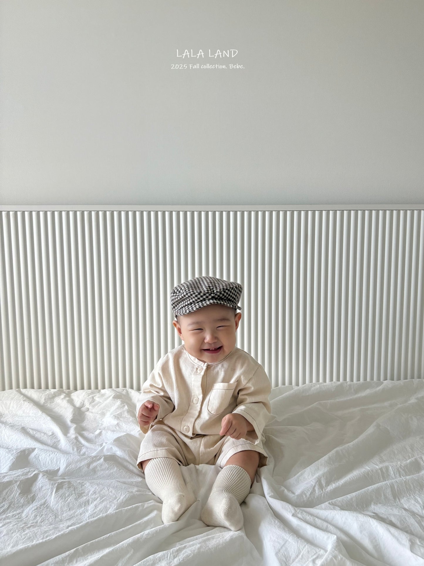 Bebe Gingham Flat Cap