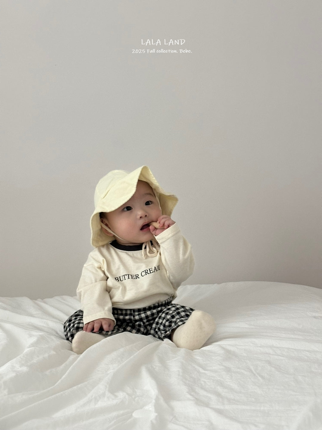 Gingham Check Loose Pants