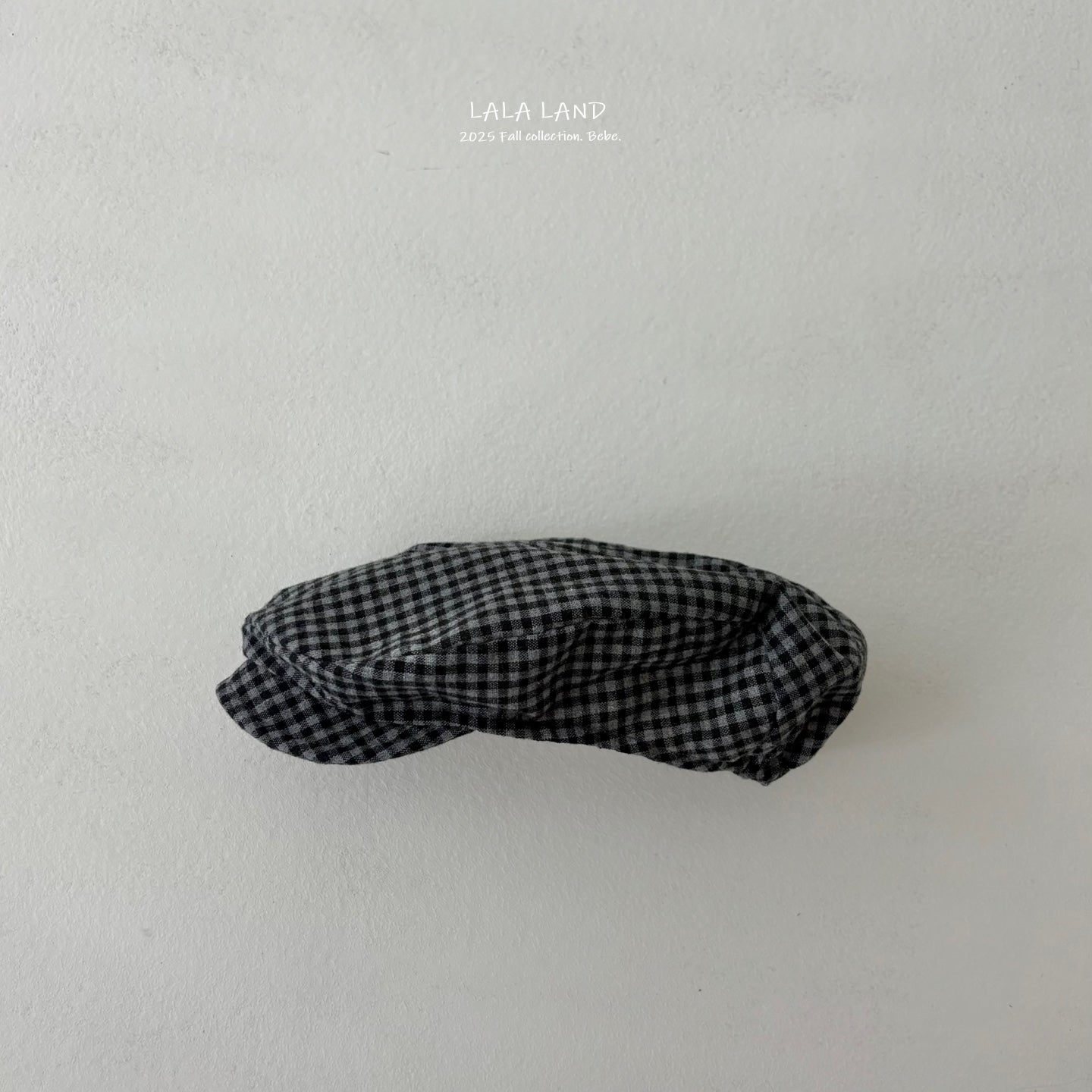 Bebe Gingham Flat Cap