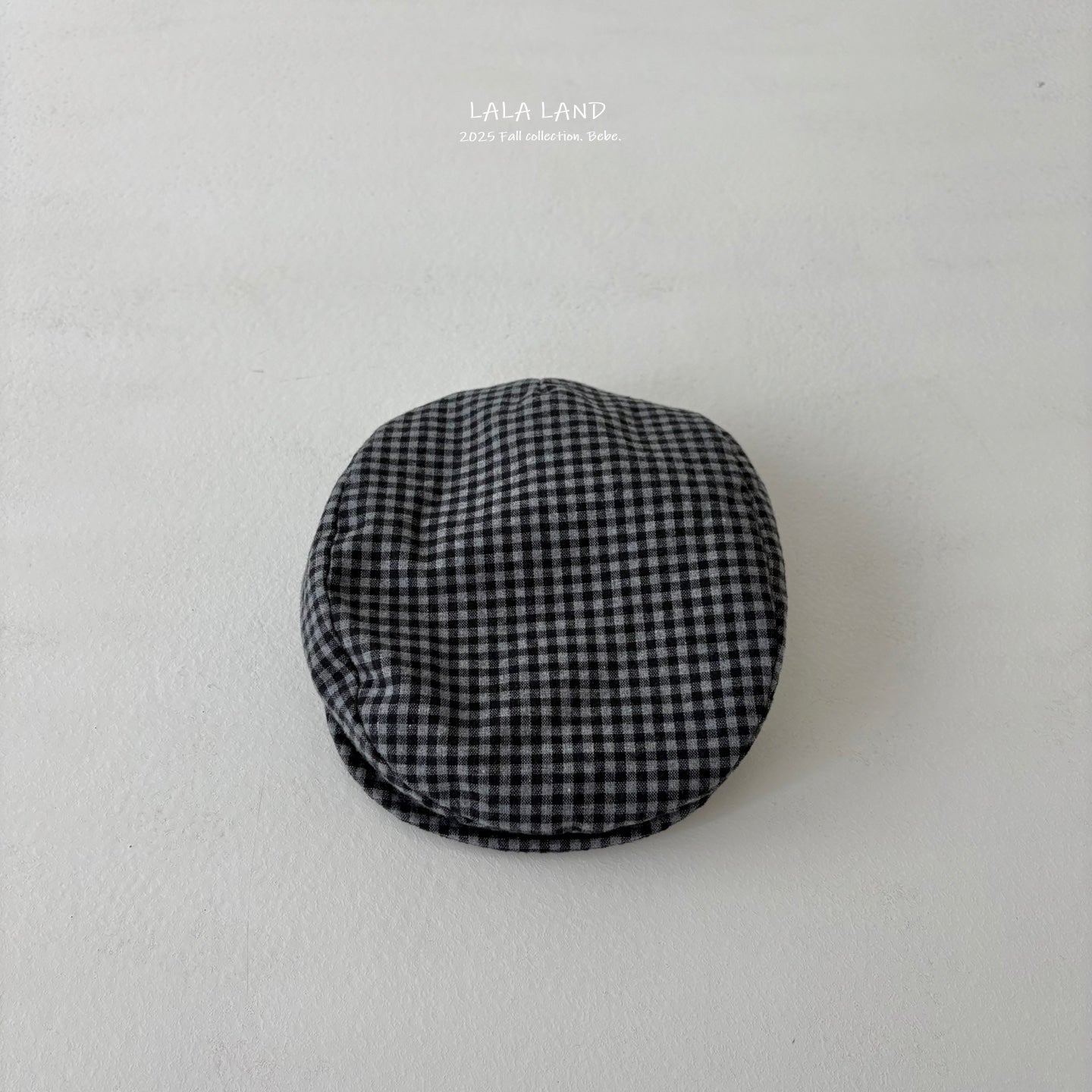 Bebe Gingham Flat Cap