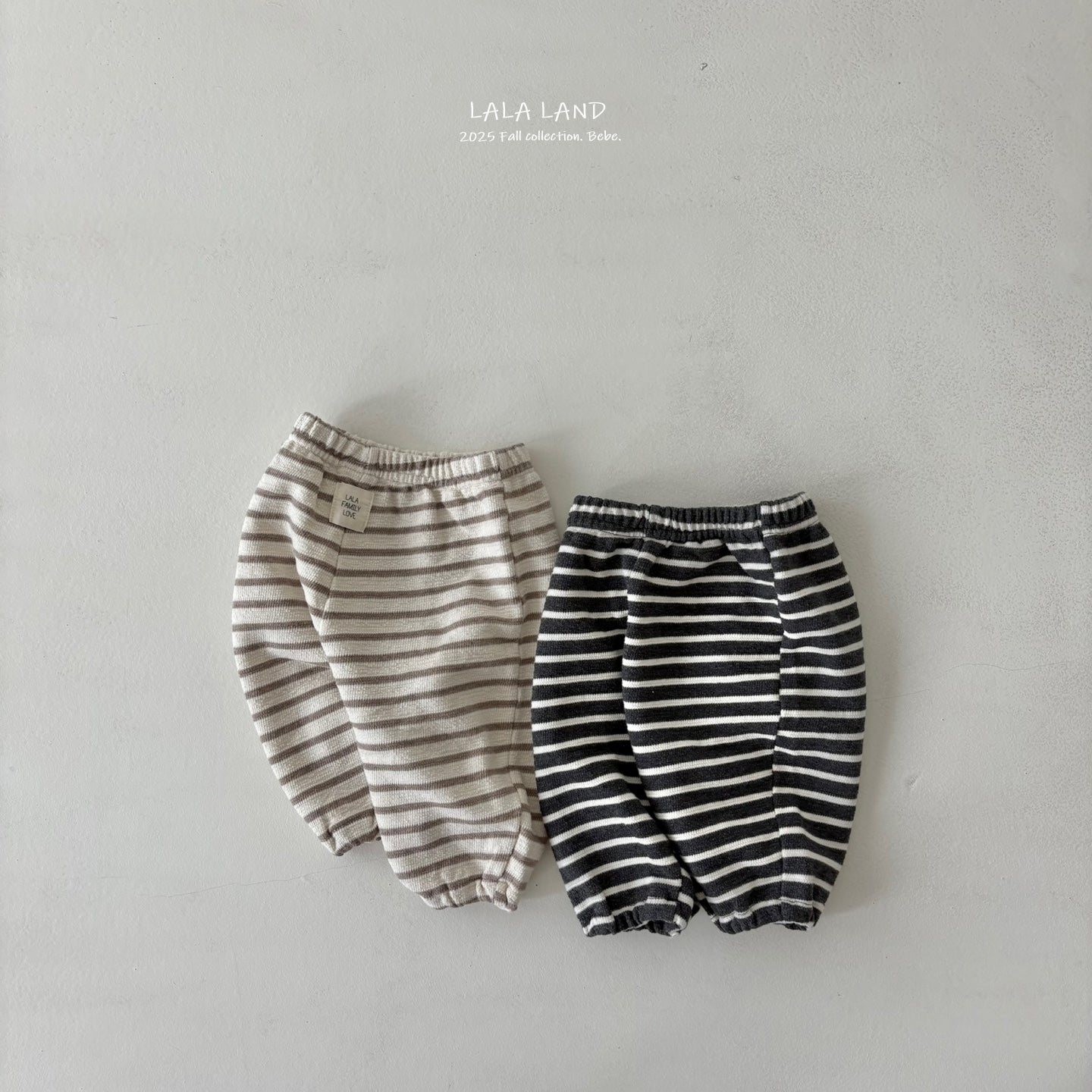 Jacquard Striped Jogger Pants
