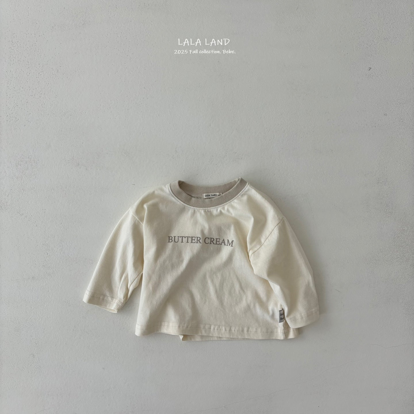 Butter Cream Long Sleeve Tee