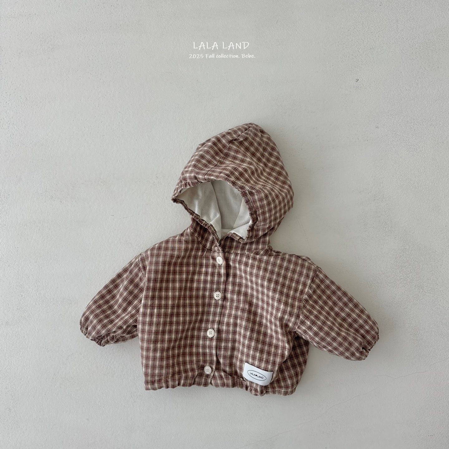 Plaid Hooded Jacket