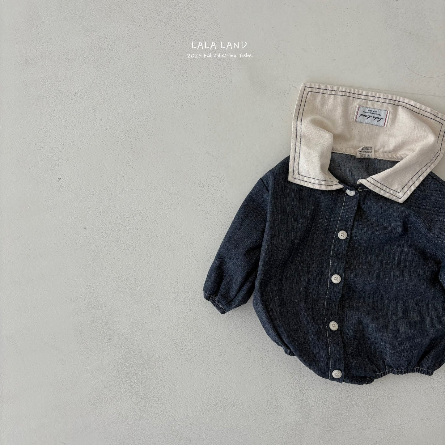 Denim Sailor Romper