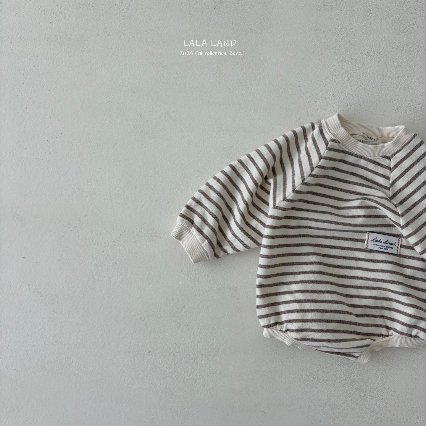 Striped Raglan Romper