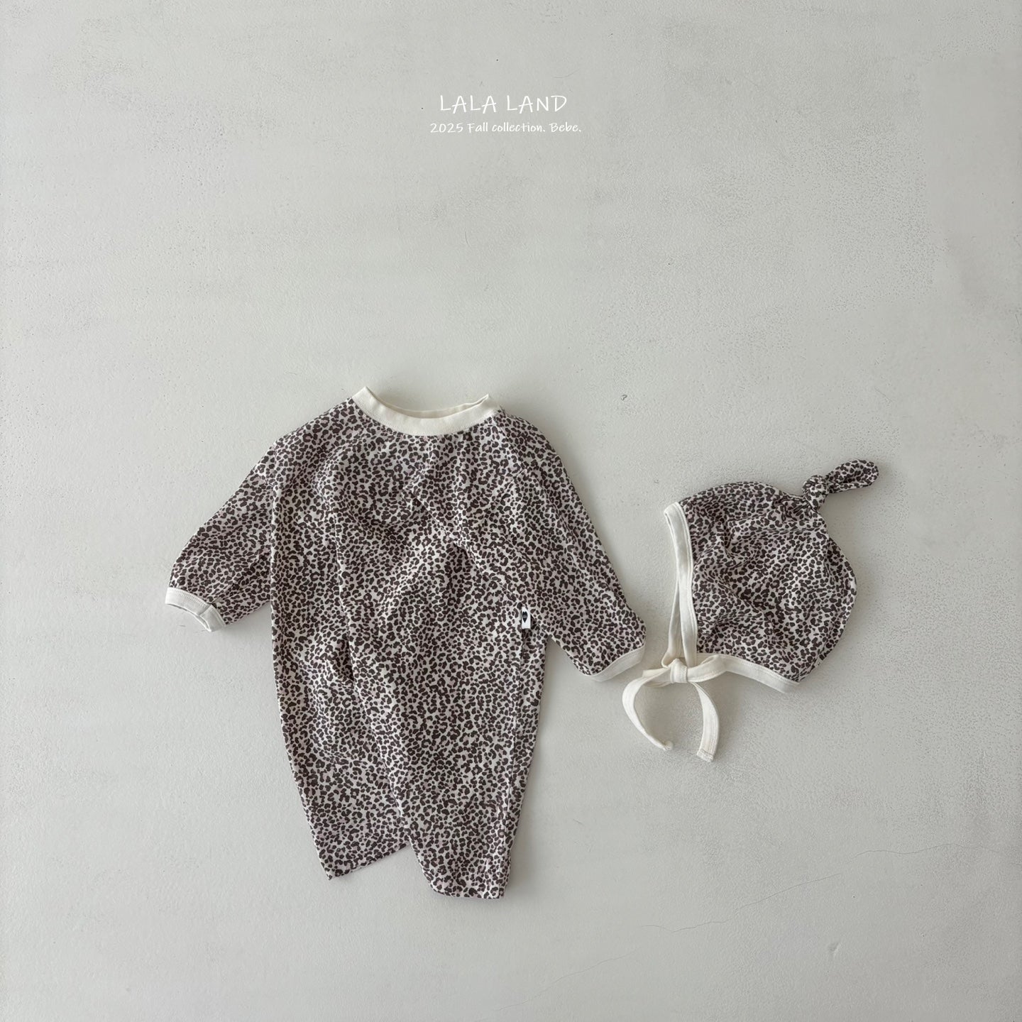 Trio Baby Romper and Bonnet Set