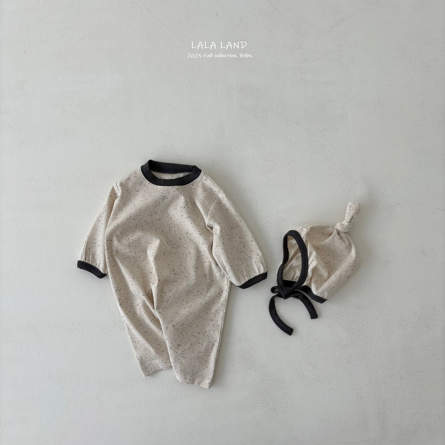 Trio Baby Romper and Bonnet Set