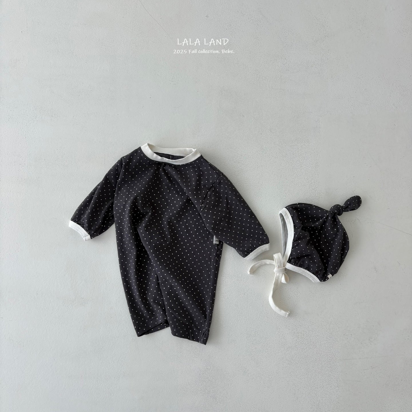 Trio Baby Romper and Bonnet Set