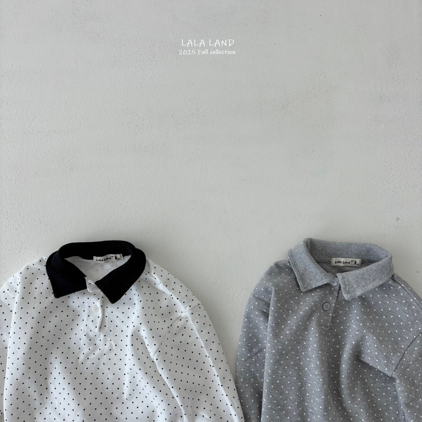 Dot Print Polo Tee