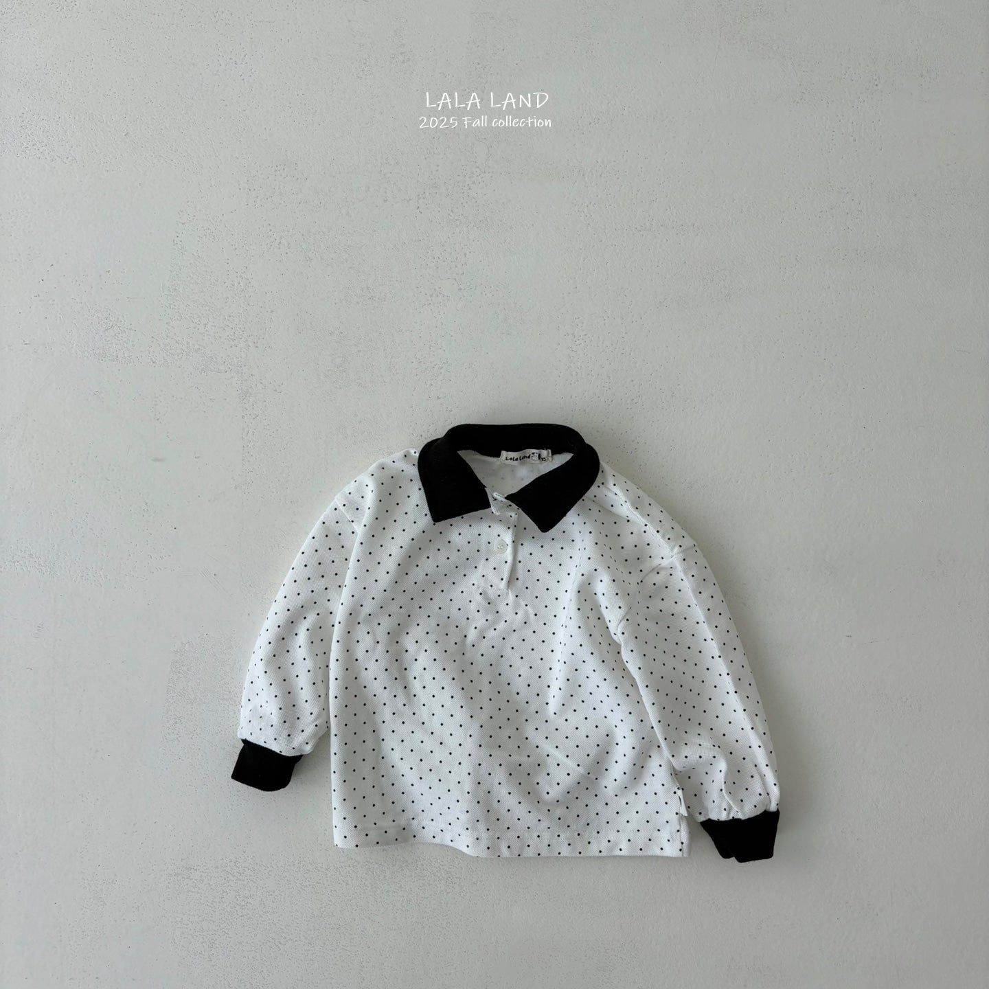 Dot Print Polo Tee