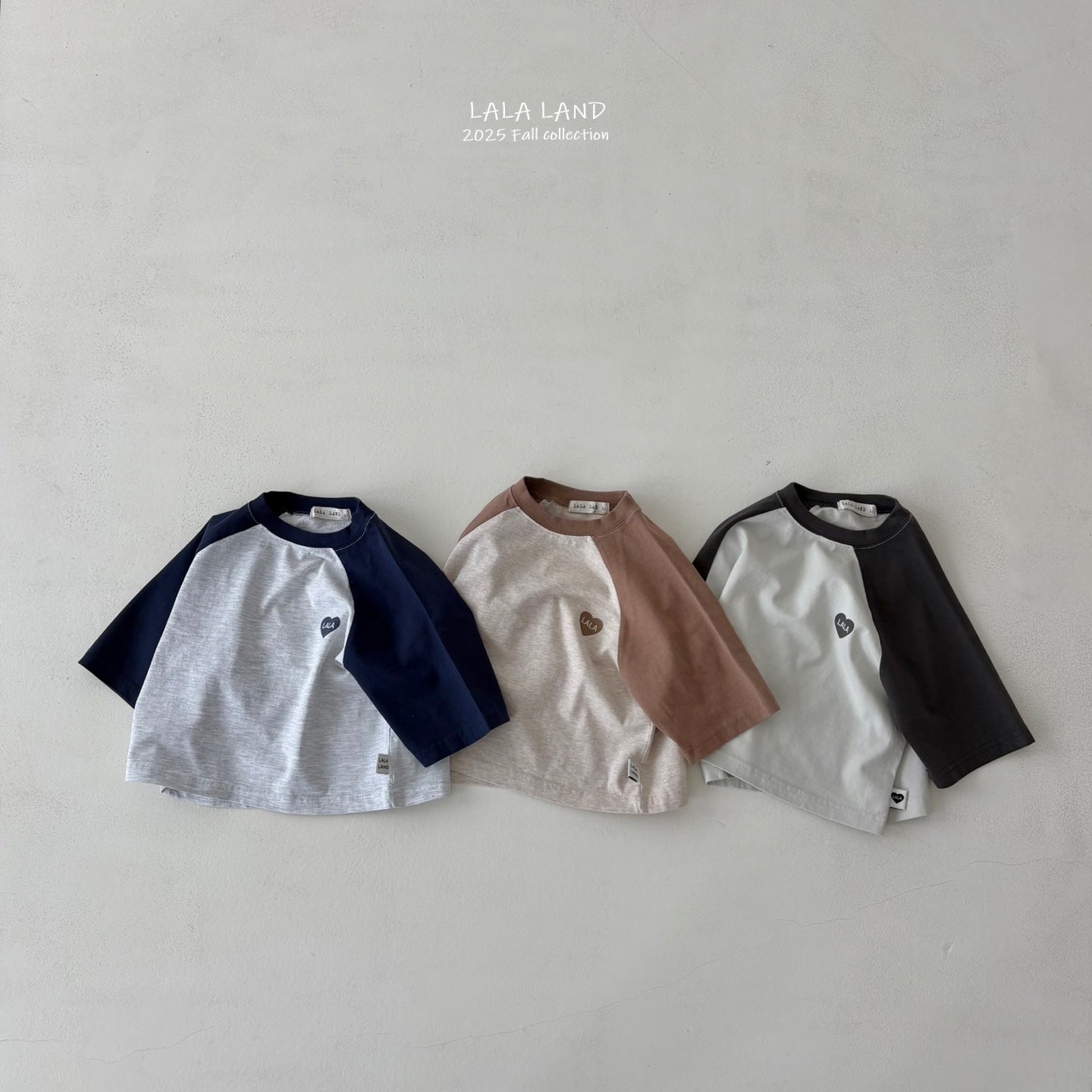 Heart Raglan Tee(Sibling Matching Outfit)