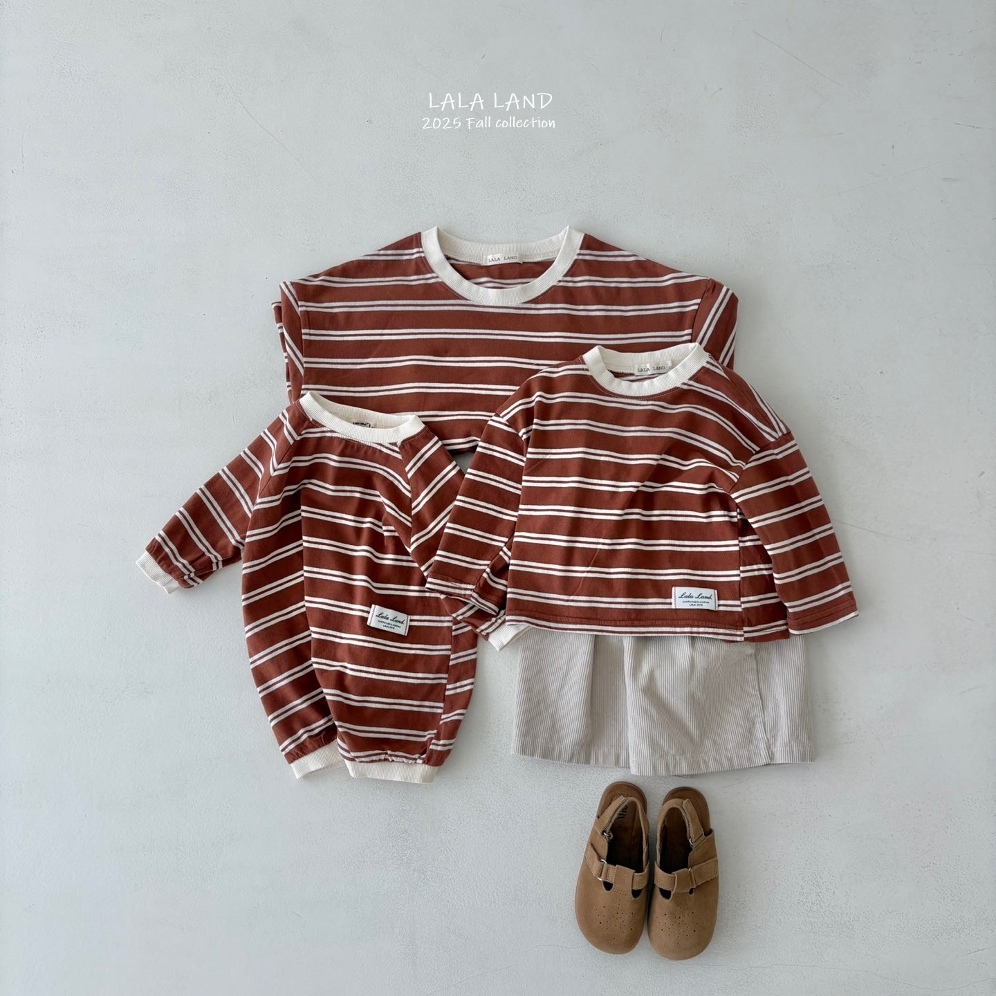 Mom Stripe Long Sleeve Tee(Mommy & Me Matching Outfit
