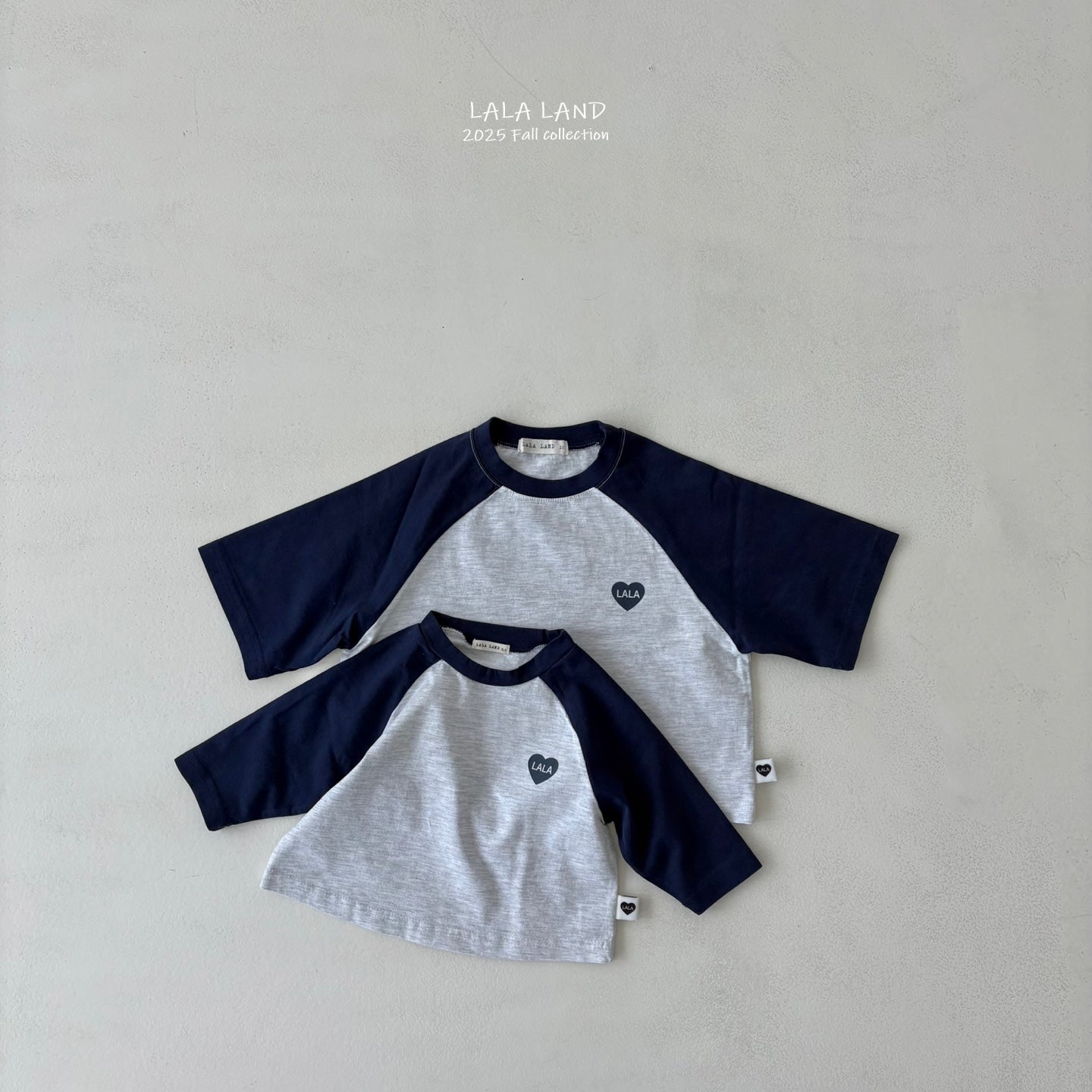 Heart Raglan Tee(Sibling Matching Outfit)