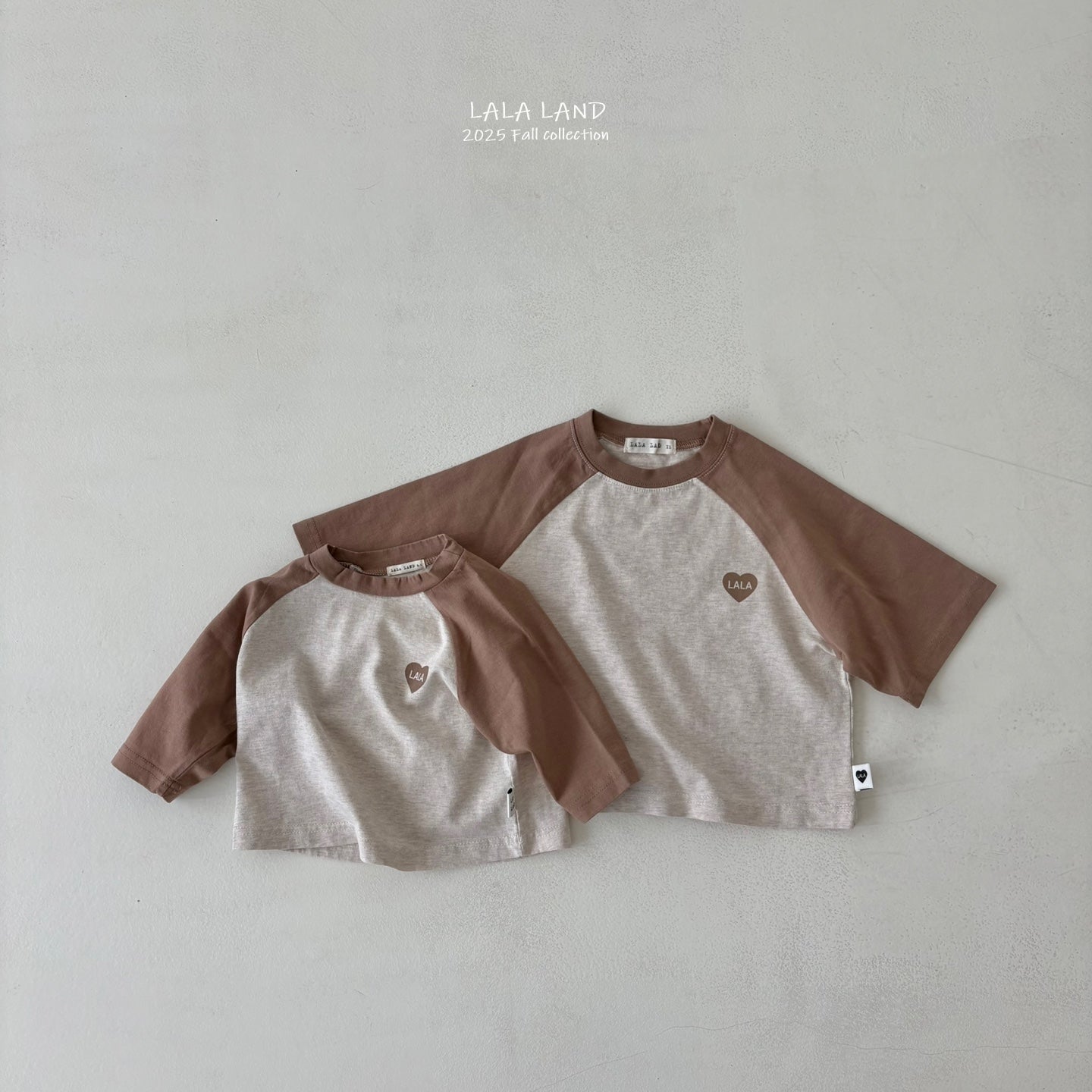 Heart Raglan Tee(Sibling Matching Outfit)