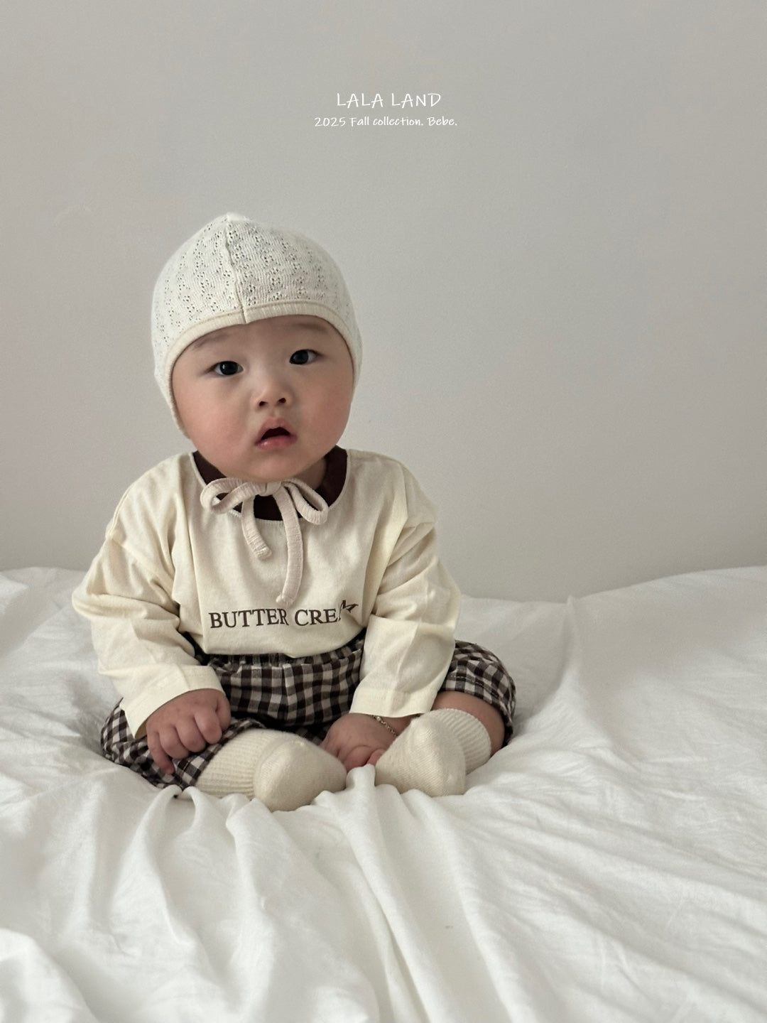 Gingham Check Loose Pants