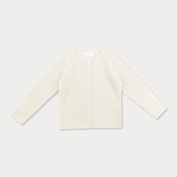 Cashmere Ribbed Cardigan
