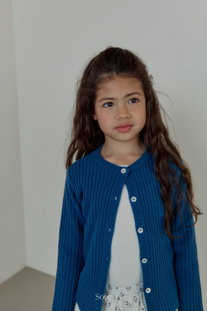 Cashmere Ribbed Cardigan