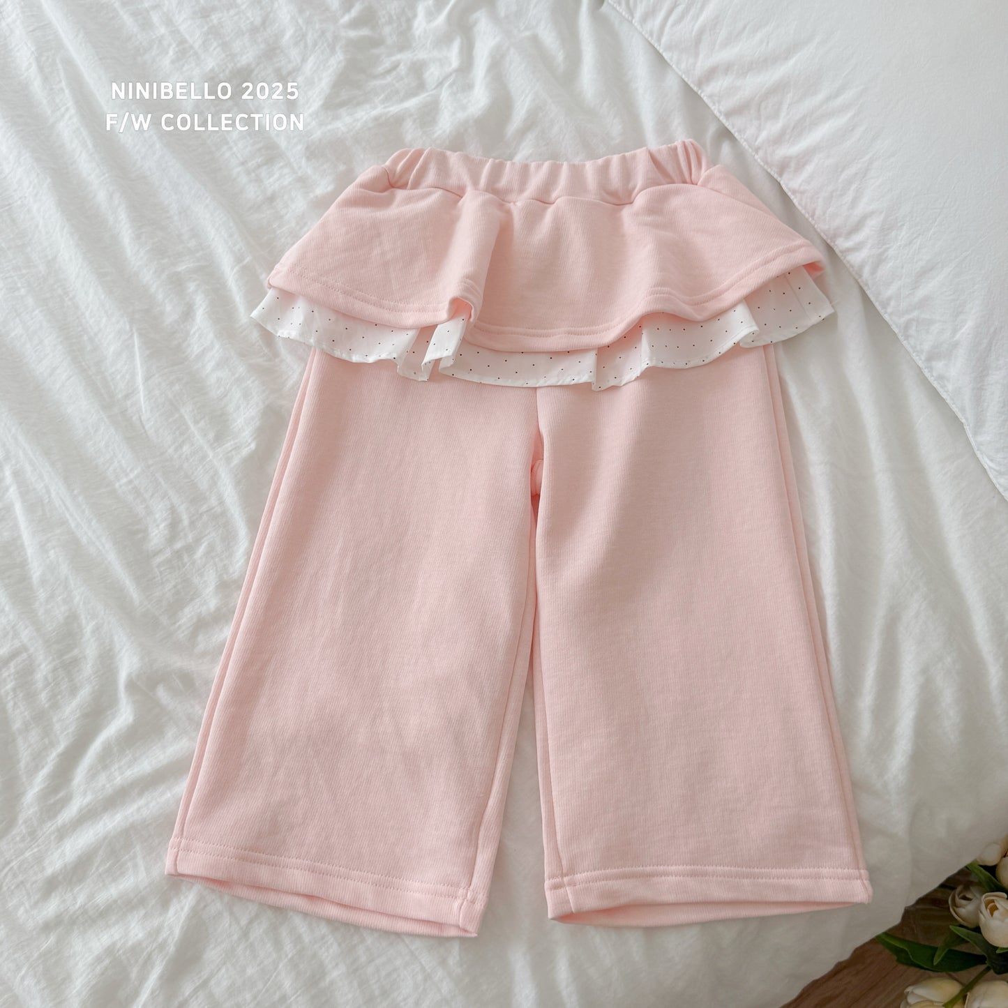 Frill-Up Ruffle Pants