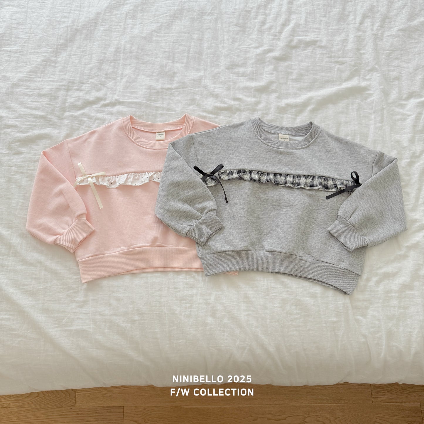 Ribbon Frill Sweatshirt
