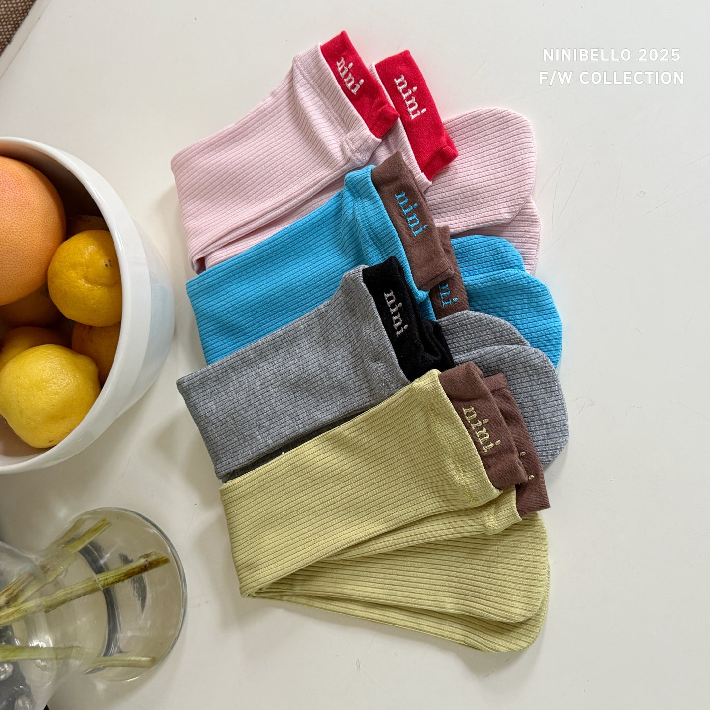 Fall Color-Block Knee Socks