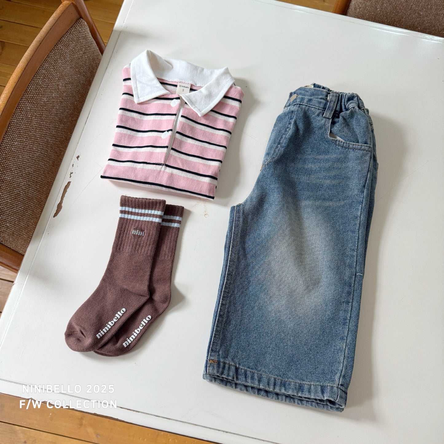 Kids Multi-Stripe Polo Tee