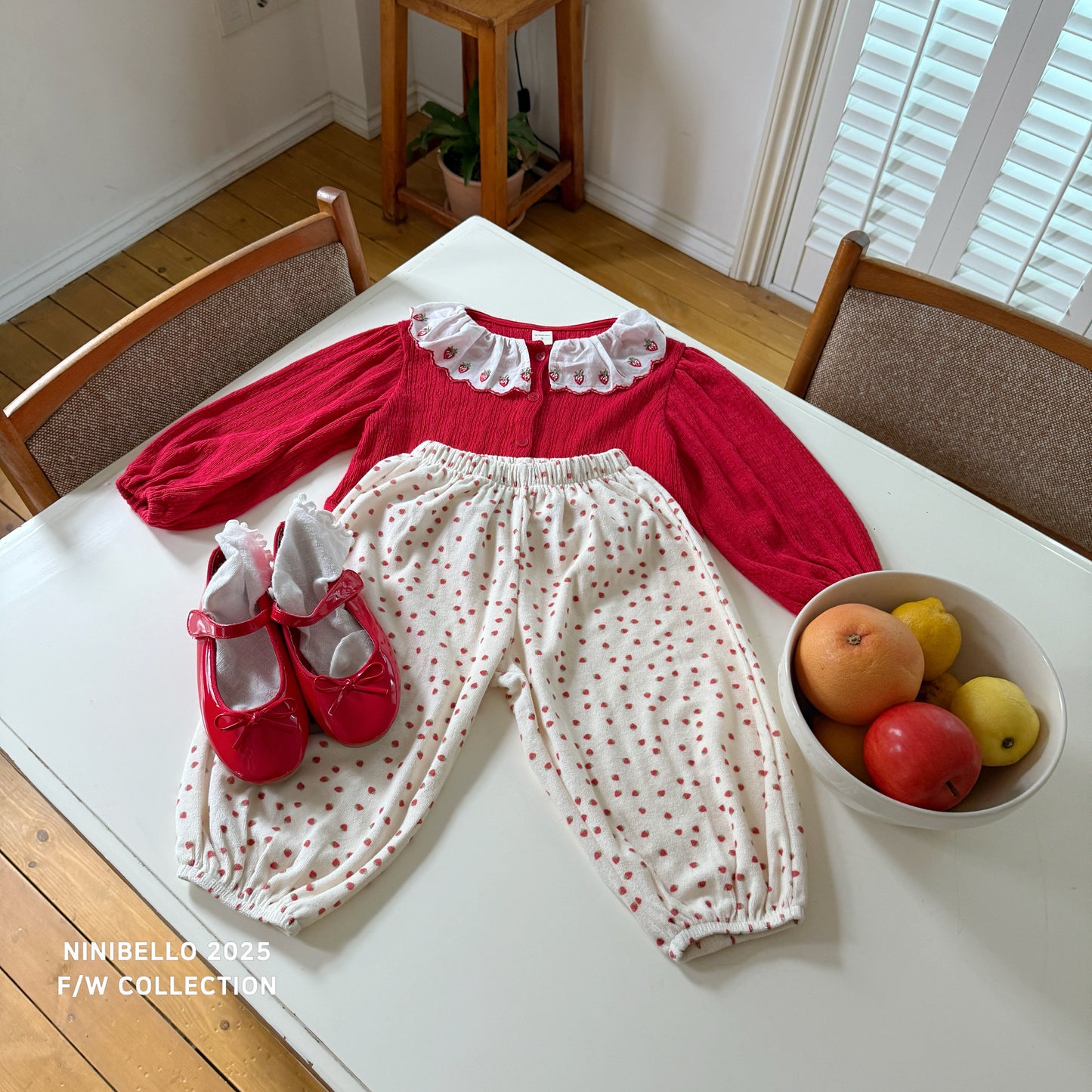 Berry Eyelet Cardigan