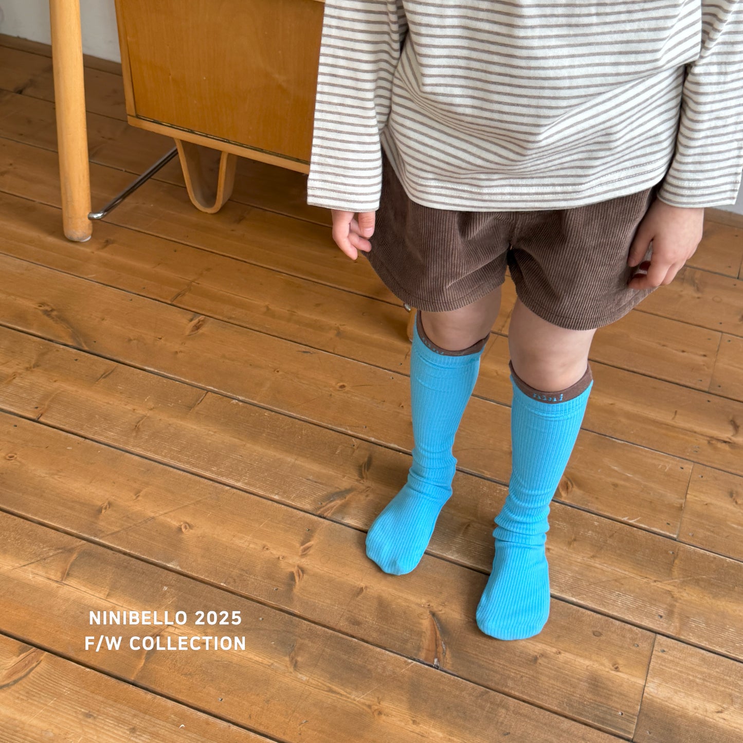 Fall Color-Block Knee Socks
