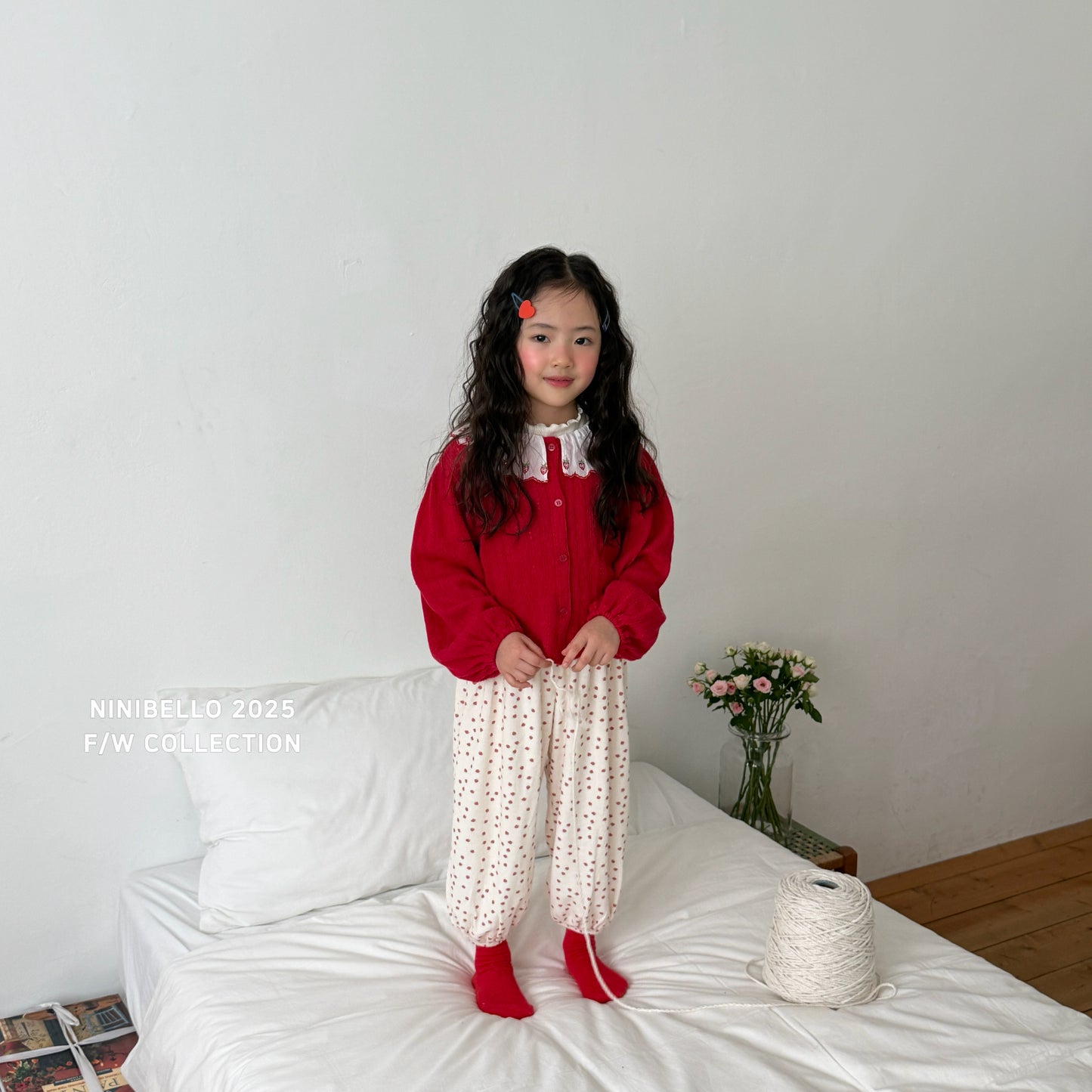 Berry Eyelet Cardigan