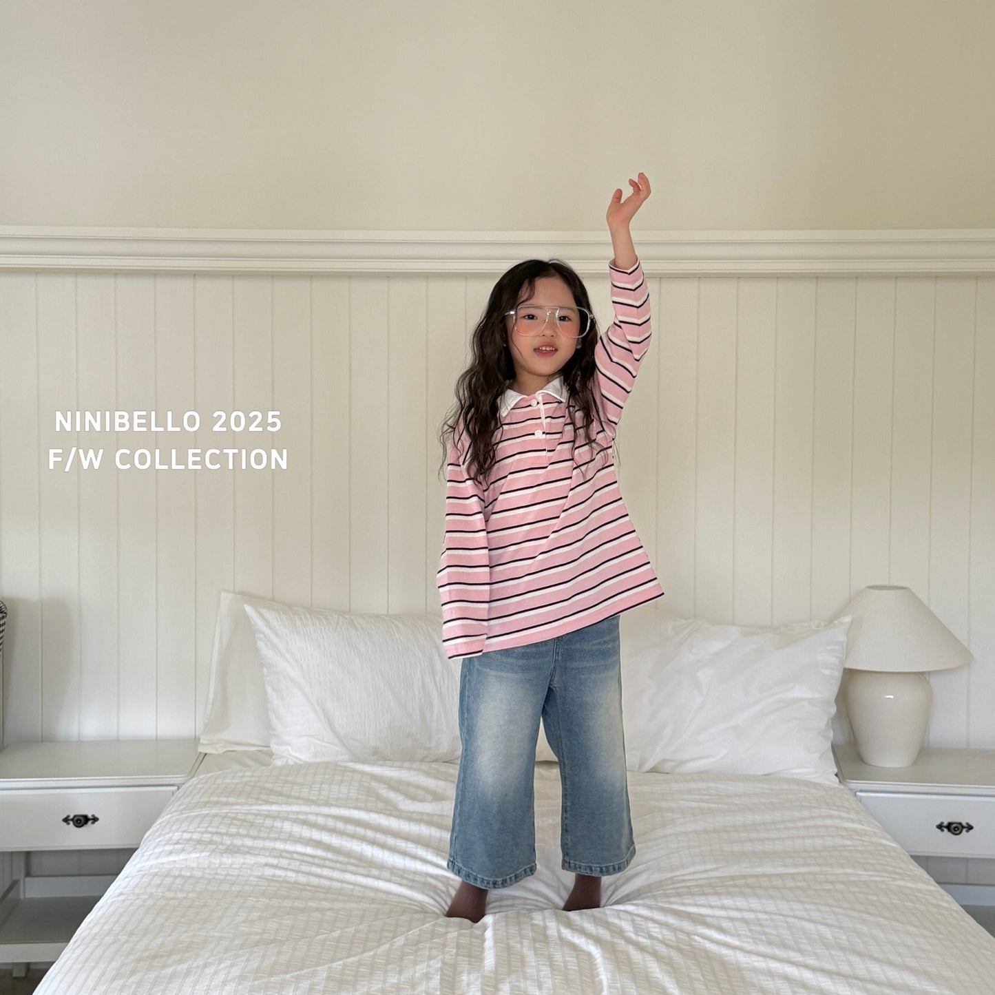 Kids Multi-Stripe Polo Tee