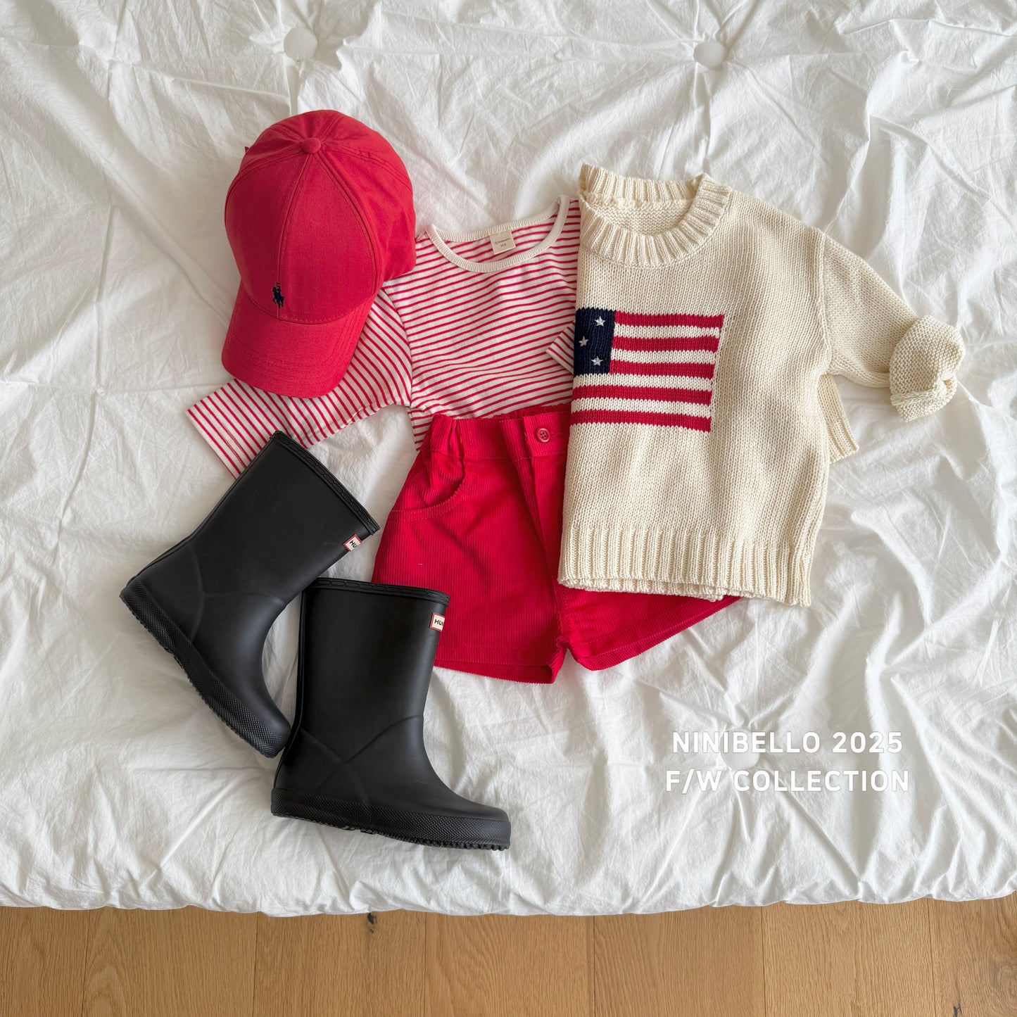 Autumn Basic Tee ā 2-Pack (Stripe + Solid)