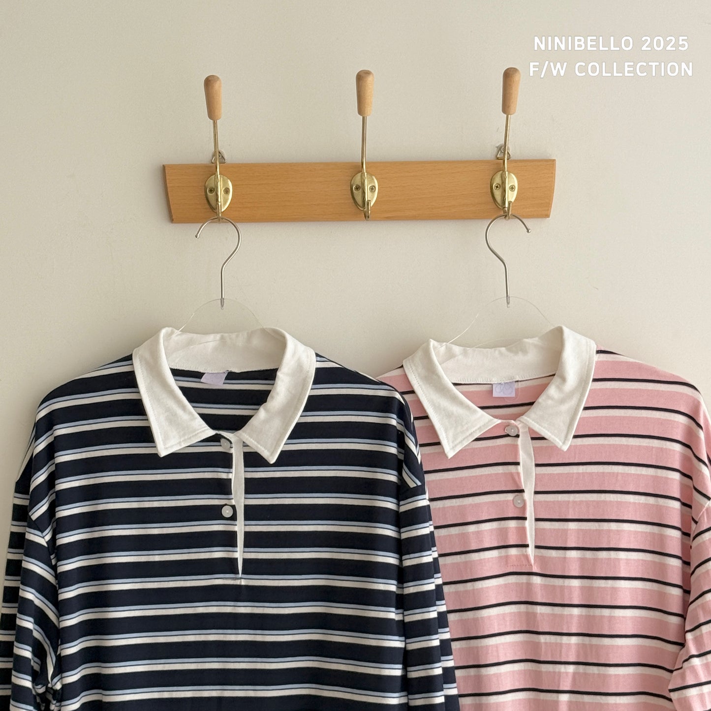 Adult Multi-Stripe Polo Tee
