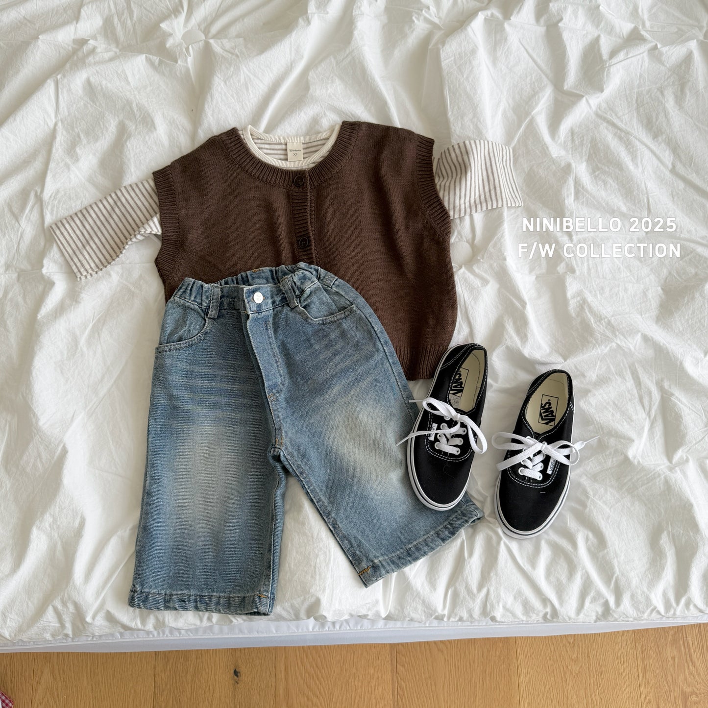 Autumn Basic Tee ā 2-Pack (Stripe + Solid)