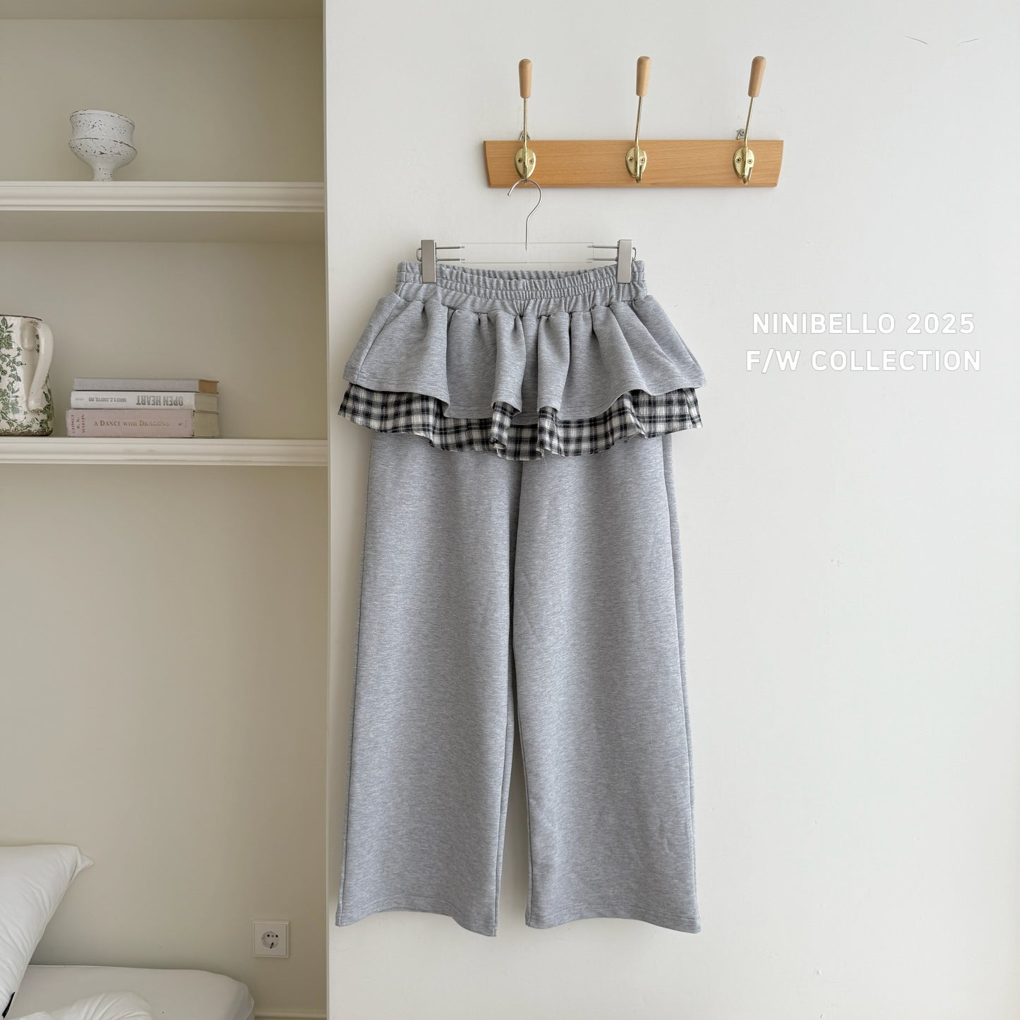 (Adult) Fall Ruffled Skirt Pants